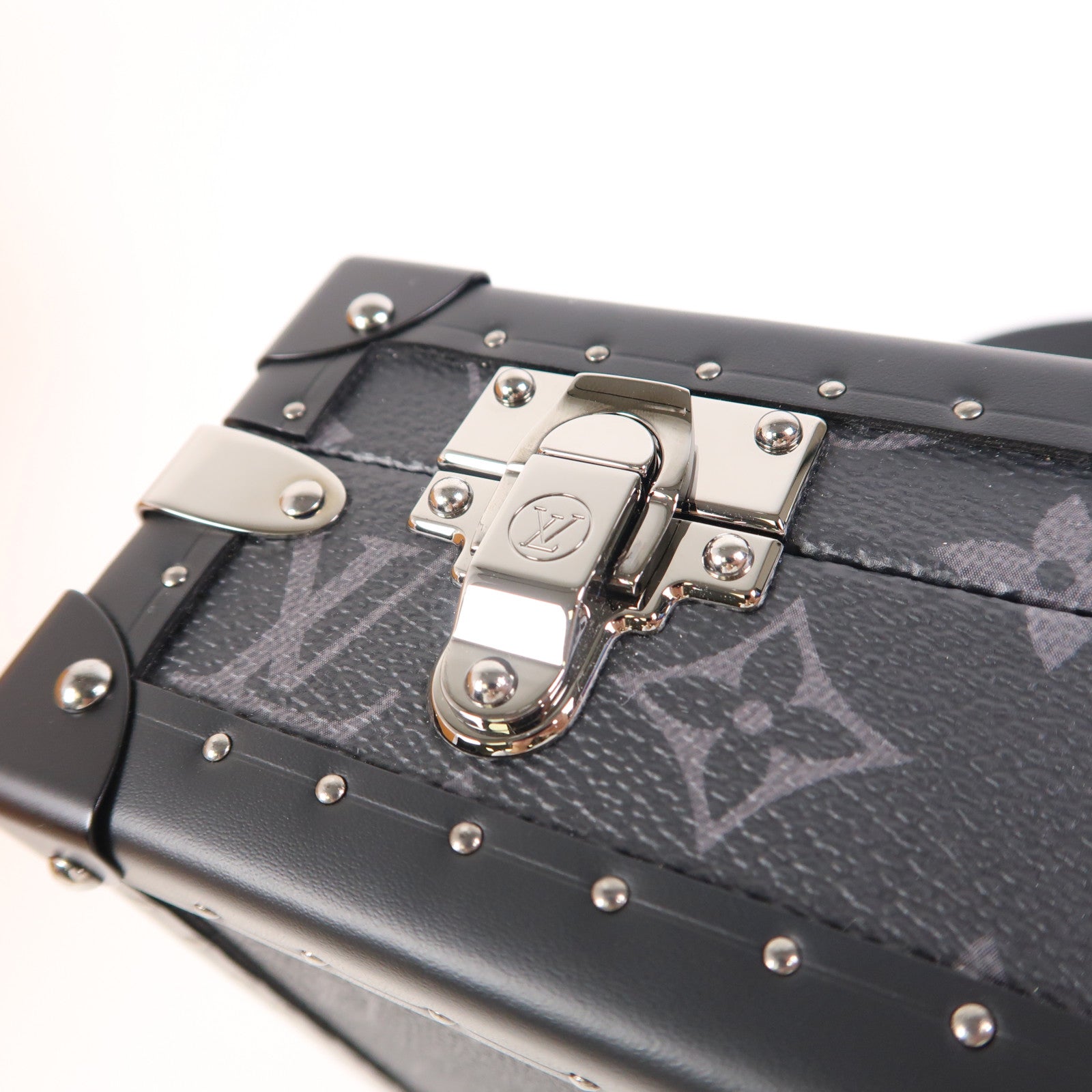 LOUIS VUITTON LV SHW Clutch Box Shoulder Bag M20251 Monogram Eclipse Black