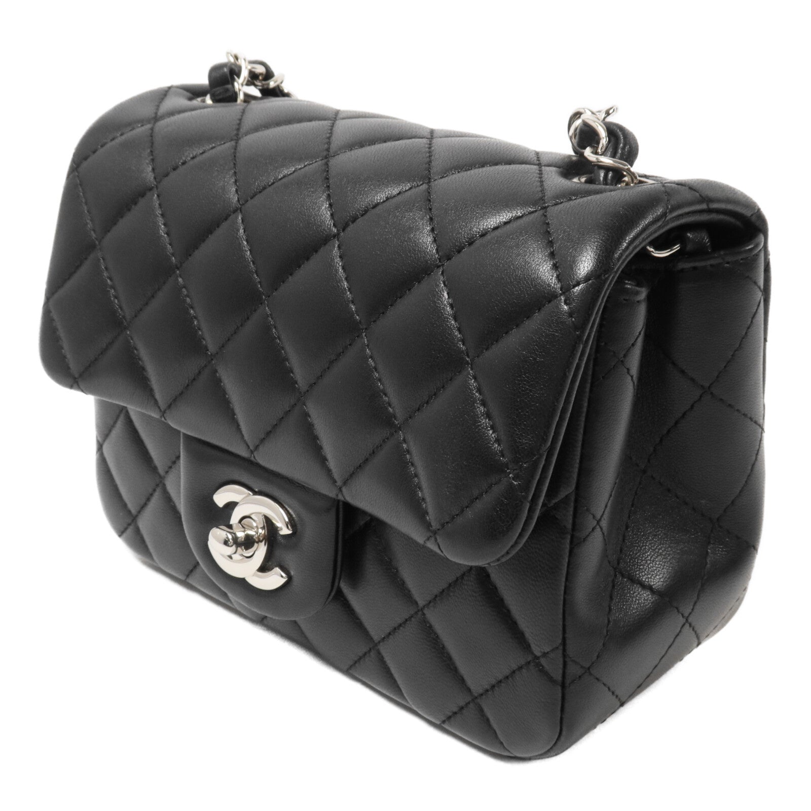 CHANEL 羊皮皮革Classic 17鏈帶肩背袋