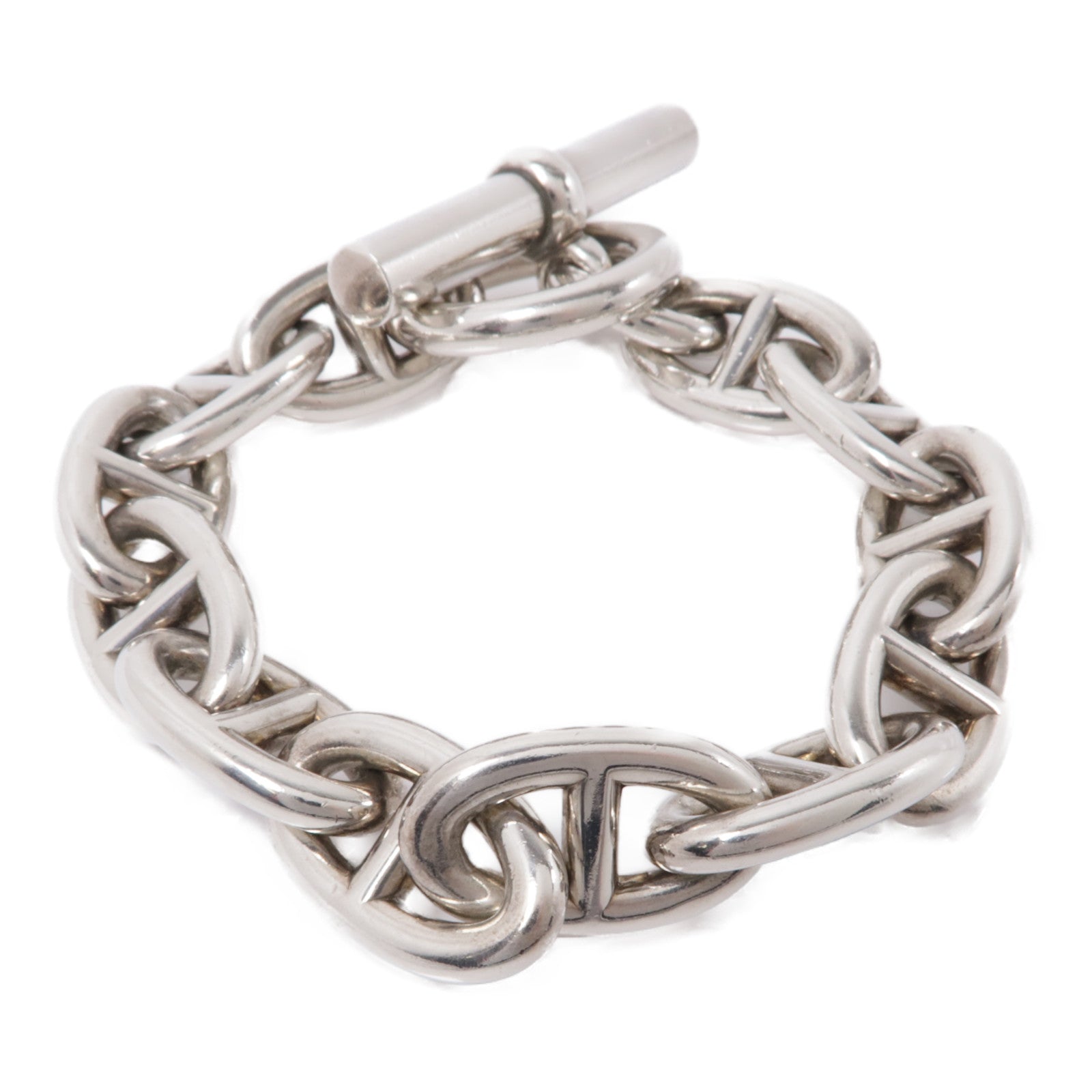 HERMES 925純銀Chaine D'Ancre Bracelet手鏈