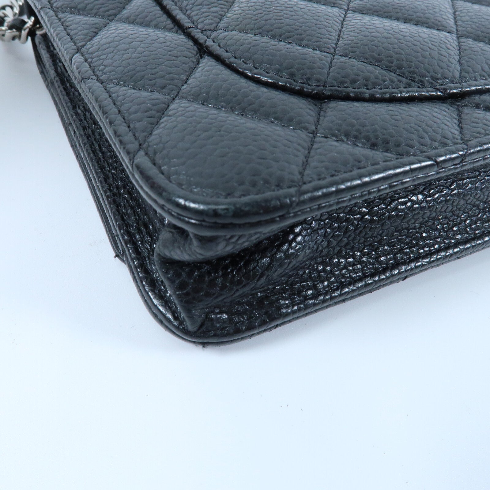 CHANEL 牛皮皮革Wallet On Chain鏈帶肩背袋
