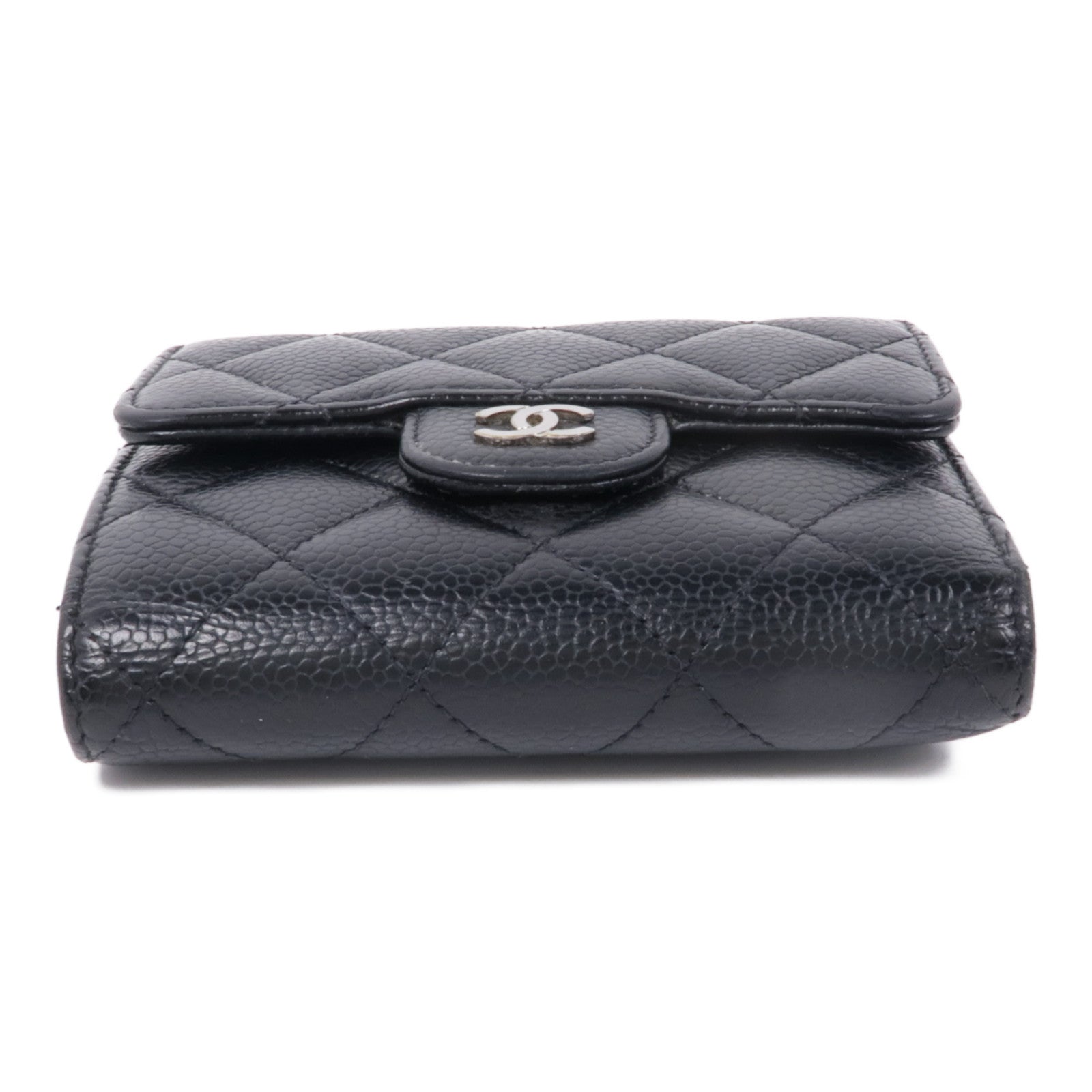 CHANEL 牛皮皮革銀扣Wallet錢包