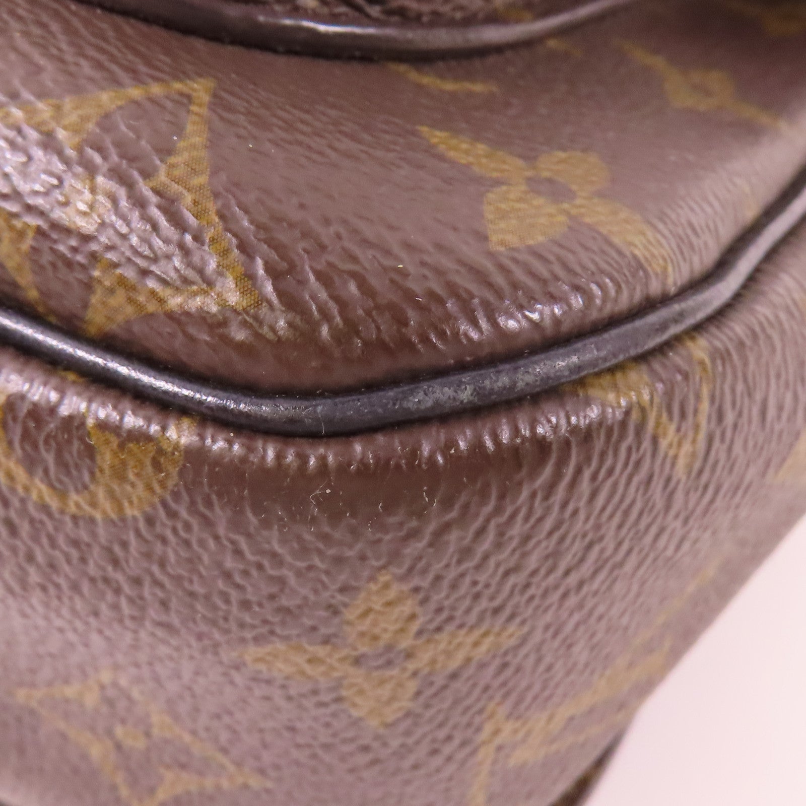 LOUIS VUITTON Monogram Passy金扣肩背袋棕色