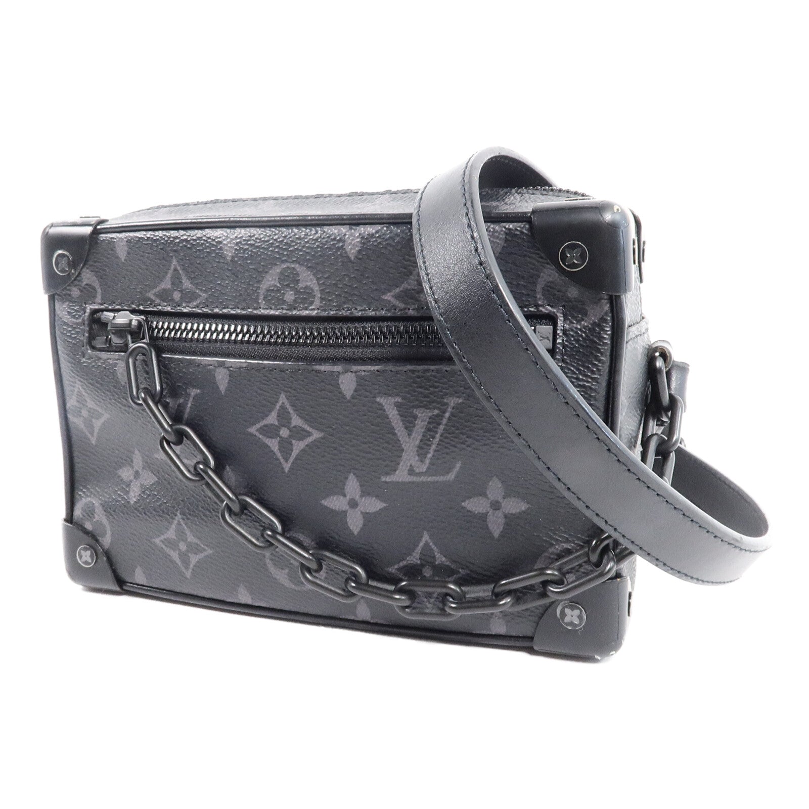 LOUIS VUITTON Monogram Eclipse Mini Soft Trunk肩背袋