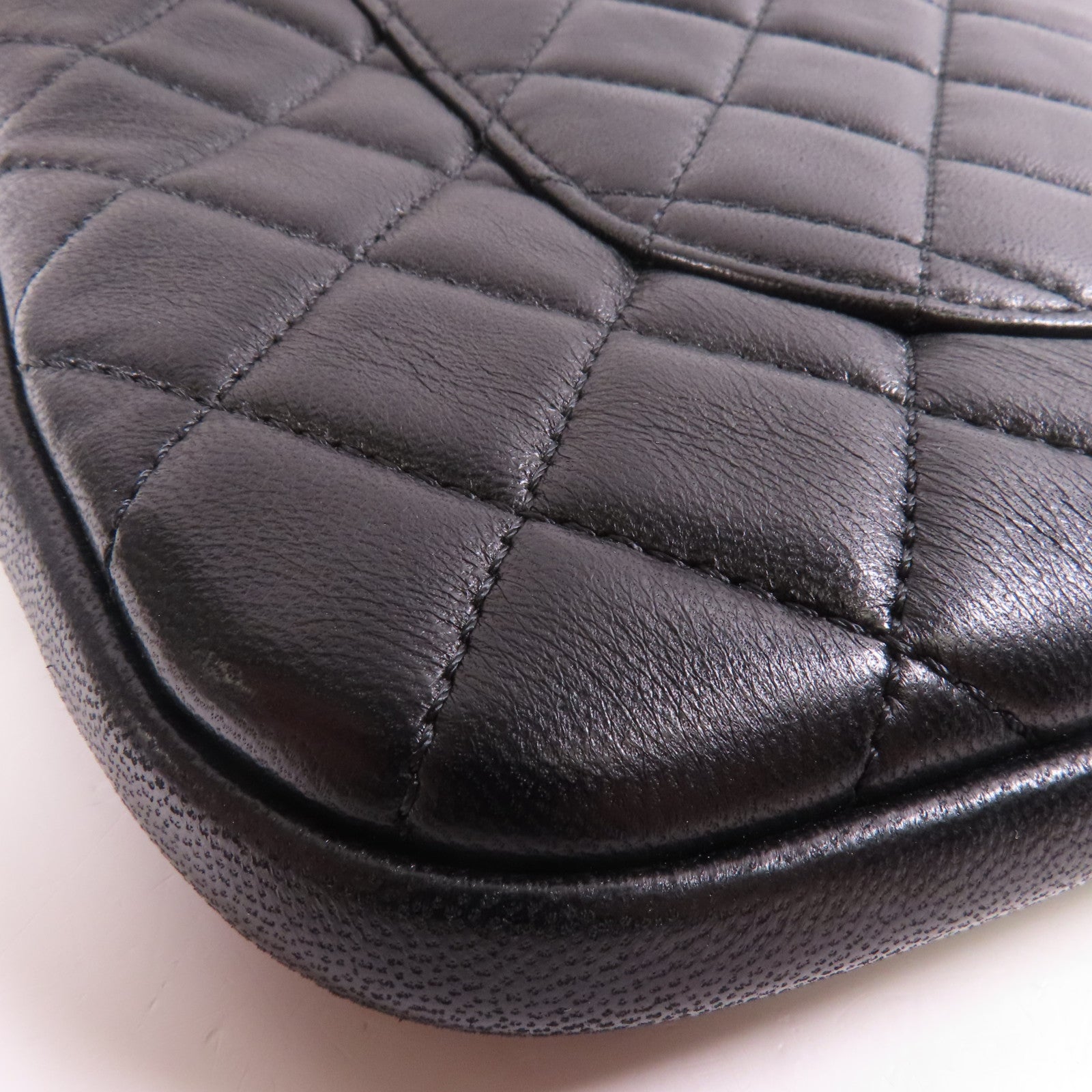 CHANEL 羊皮皮革Chain Shoulder Bag金扣肩背袋