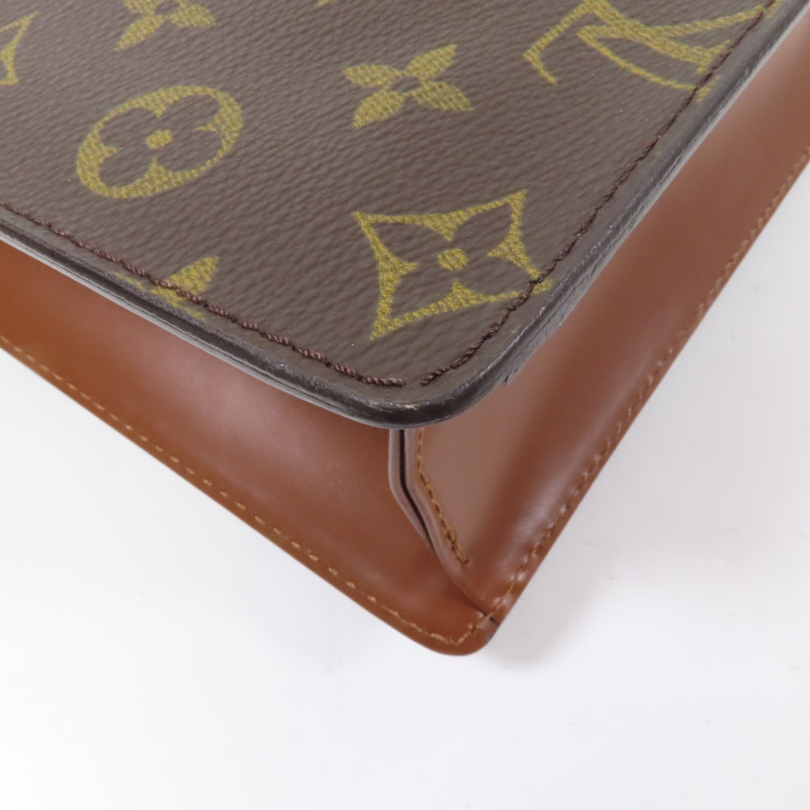 LOUIS VUITTON Monogram Monceau金扣手挽肩背兩用袋