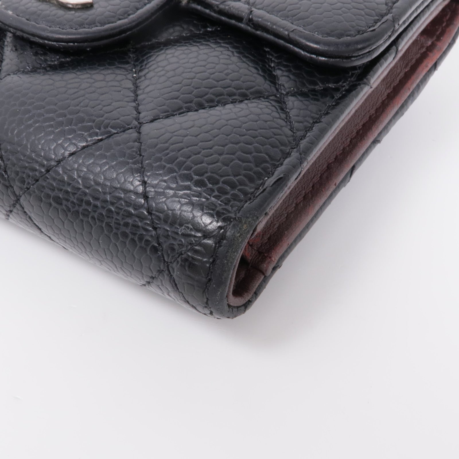 CHANEL 牛皮皮革銀扣Wallet錢包