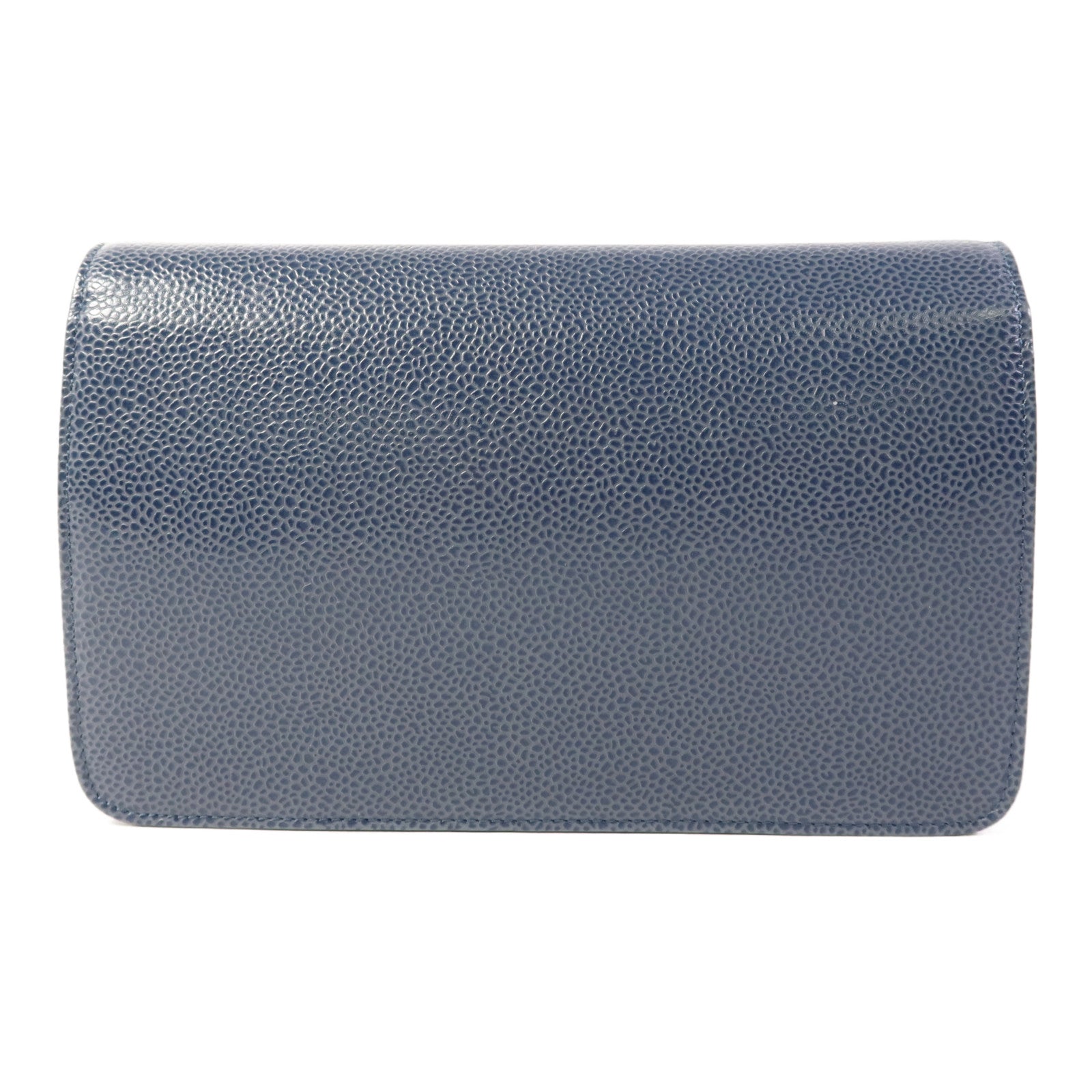 CHANEL 牛皮皮革WOC Wallet On Chain銀扣鏈帶肩背袋