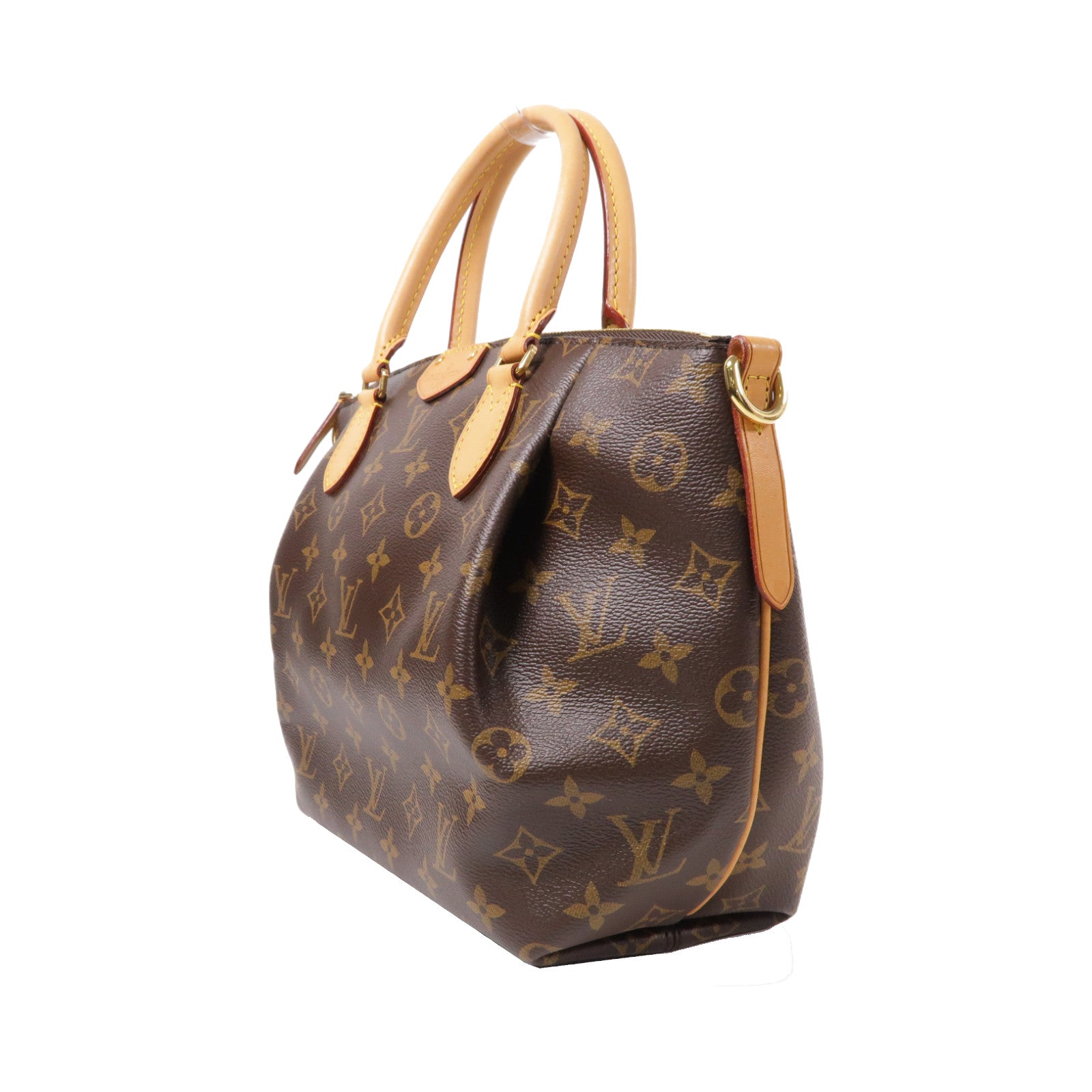 LOUIS VUITTON Monogram Turenne PM金扣肩背袋啡色