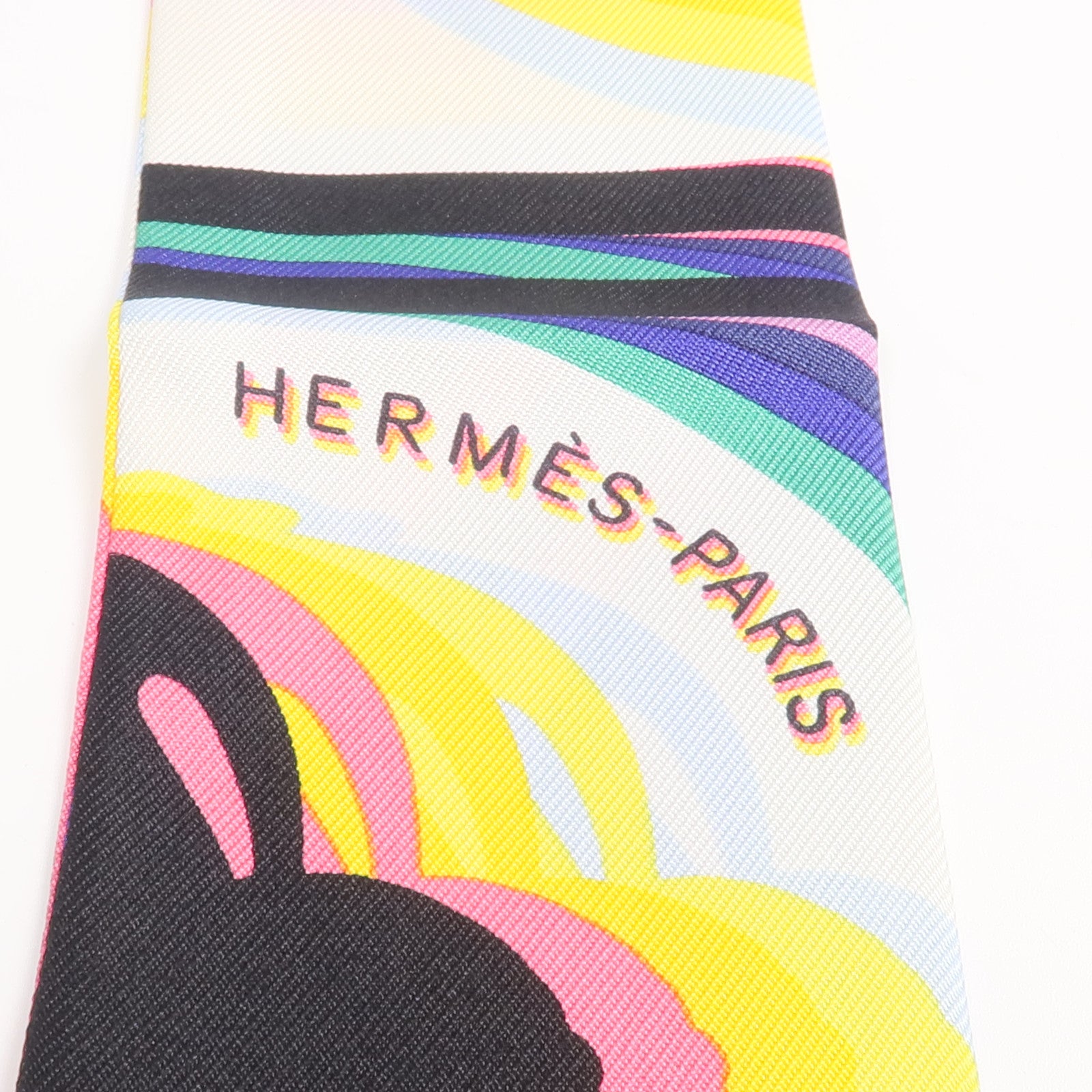 HERMES 絲質Twilly絲巾