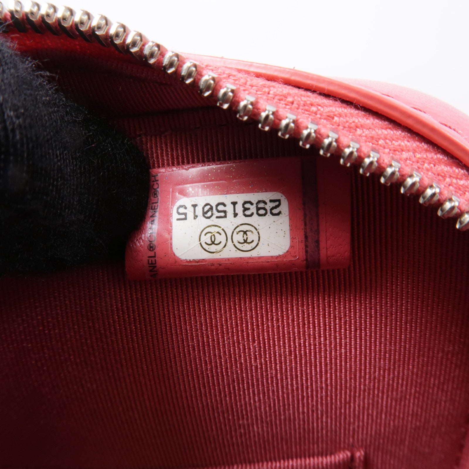 CHANEL 羊皮皮革Phone Holder銀扣鏈帶肩背袋