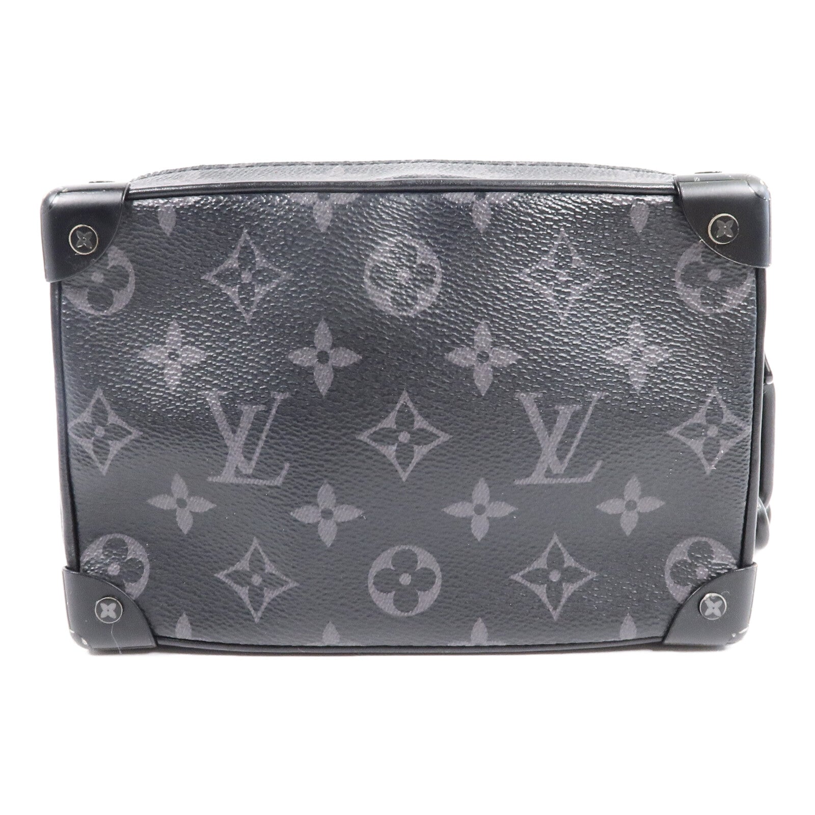LOUIS VUITTON Monogram Eclipse Mini Soft Trunk肩背袋