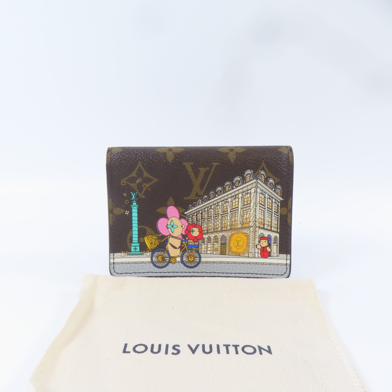 LOUIS VUITTON Monogram Portefeuille Victorine Wallet金扣錢包啡色