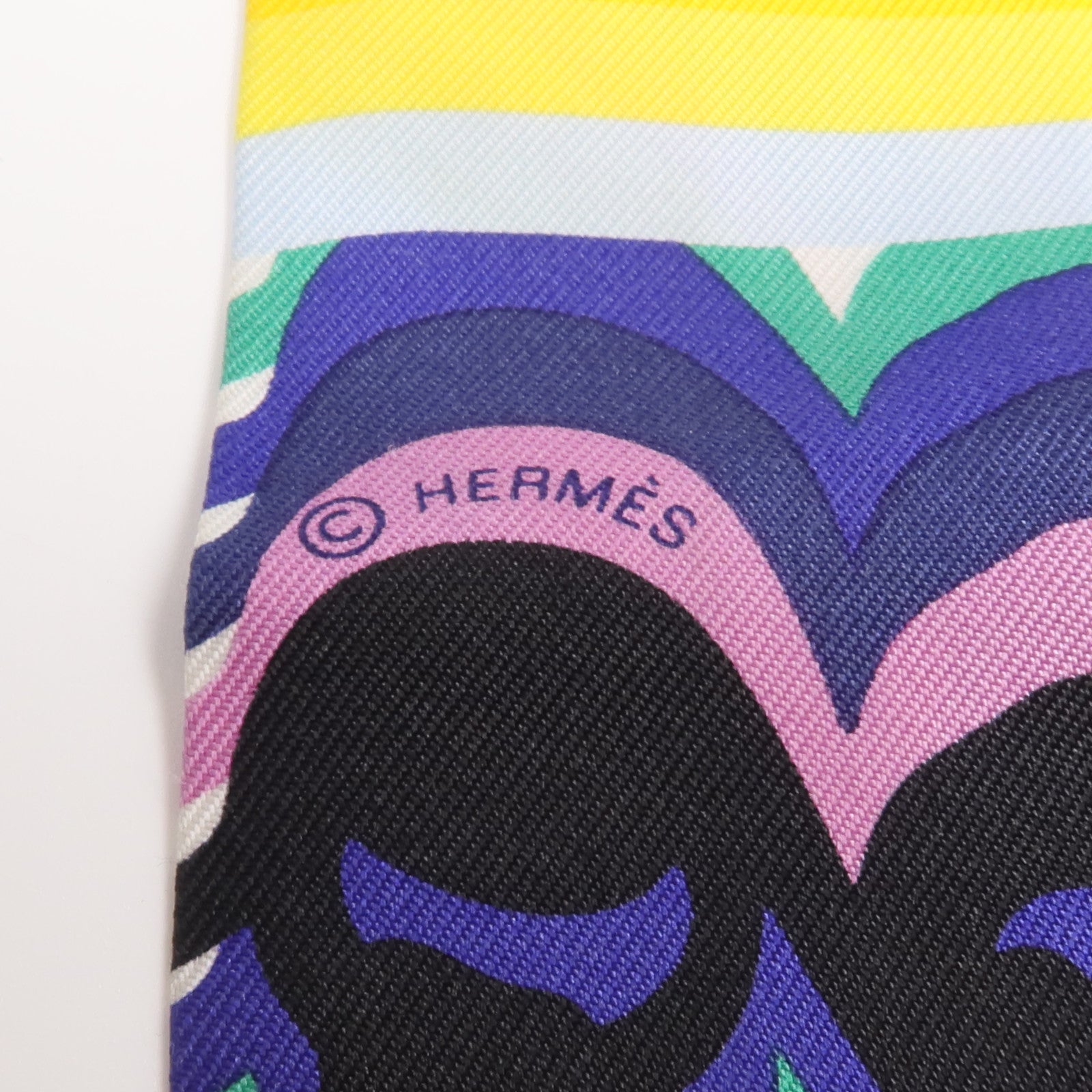 HERMES 絲質Twilly絲巾