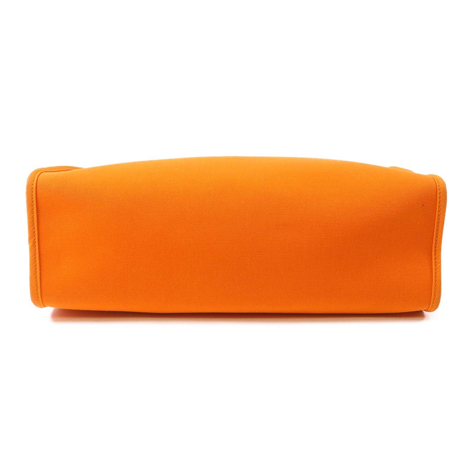 HERMES 帆布Herbag PM銀扣手挽肩背兩用袋93 Orange