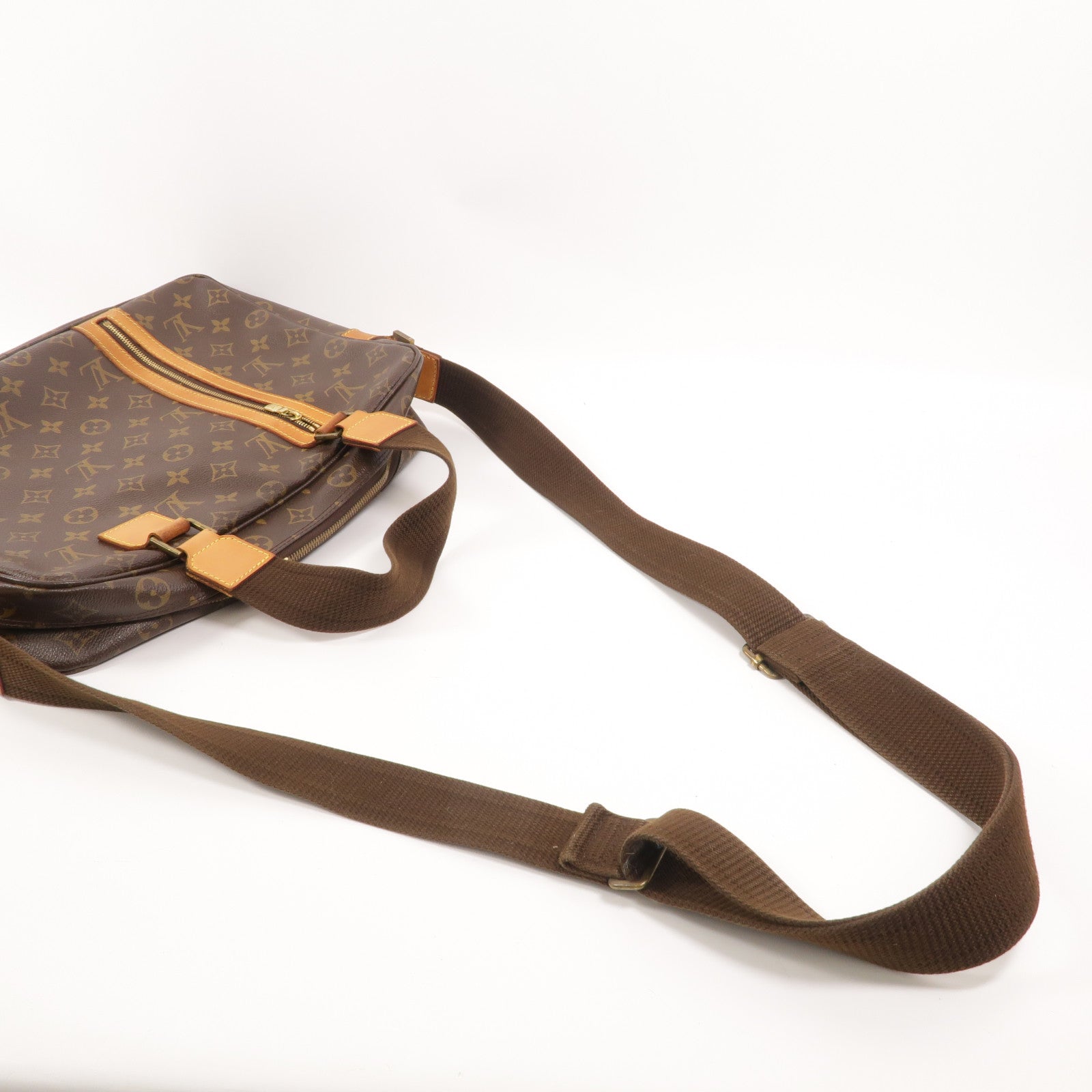 LOUIS VUITTON Monogram Sac Bosphore金扣手挽肩背兩用袋