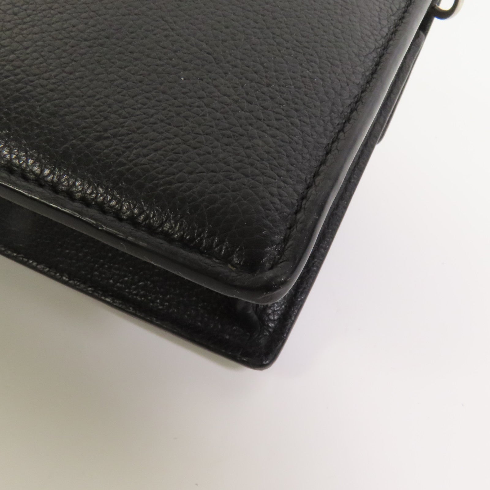 LOUIS VUITTON 牛皮皮革Mylockme銀扣鏈帶肩背袋