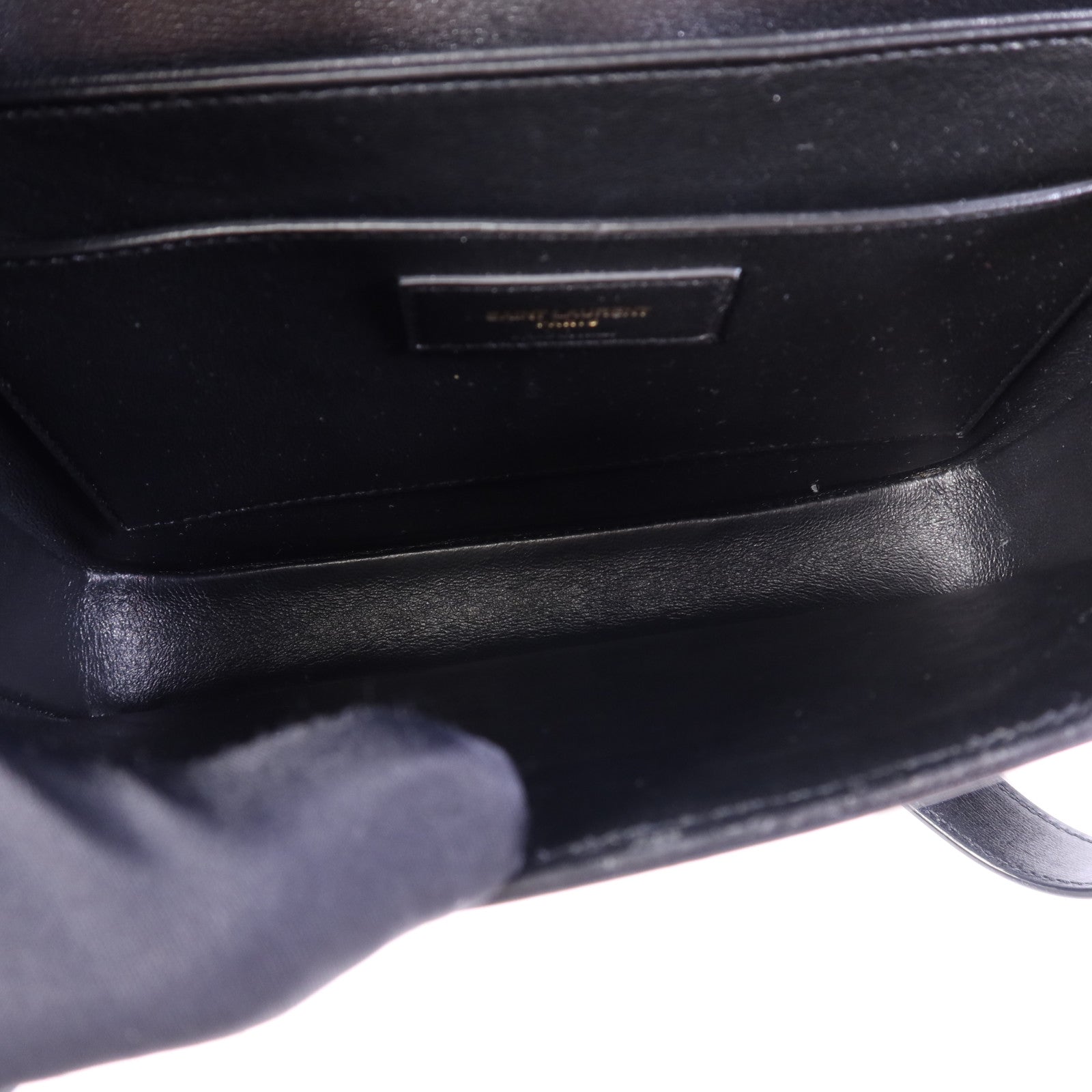 SAINT LAURENT 牛皮皮革Sholder Bag金扣肩背袋