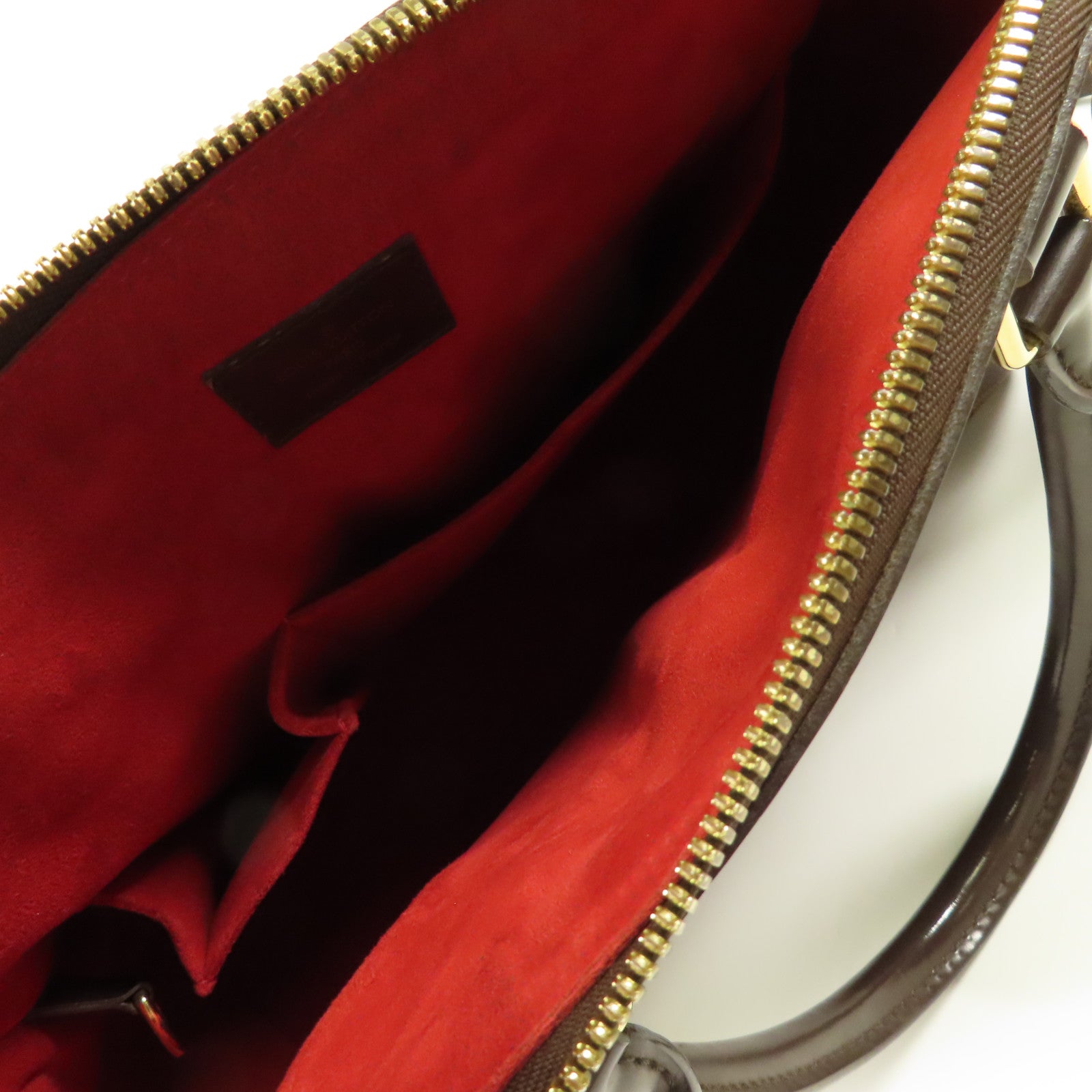 LOUIS VUITTON Damier Trevi金扣手挽肩背兩用袋