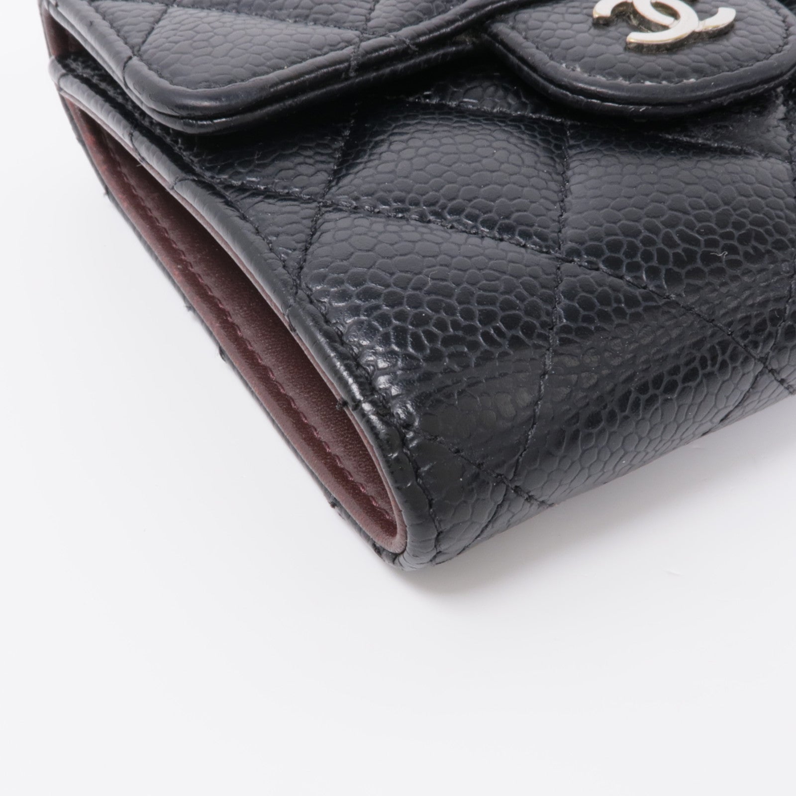 CHANEL 牛皮皮革銀扣Wallet錢包