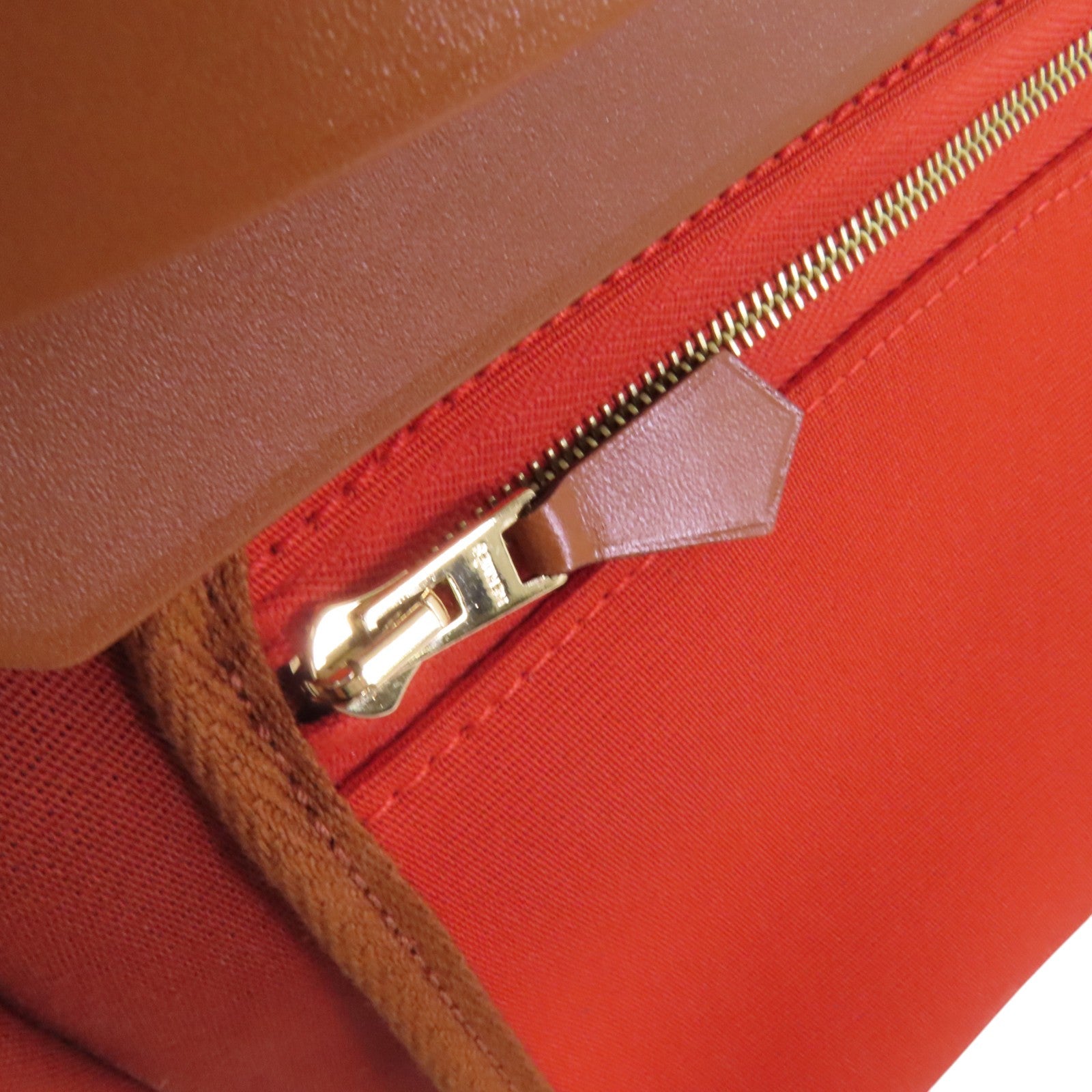 HERMES 帆布Herbag PM金扣手挽肩背兩用袋