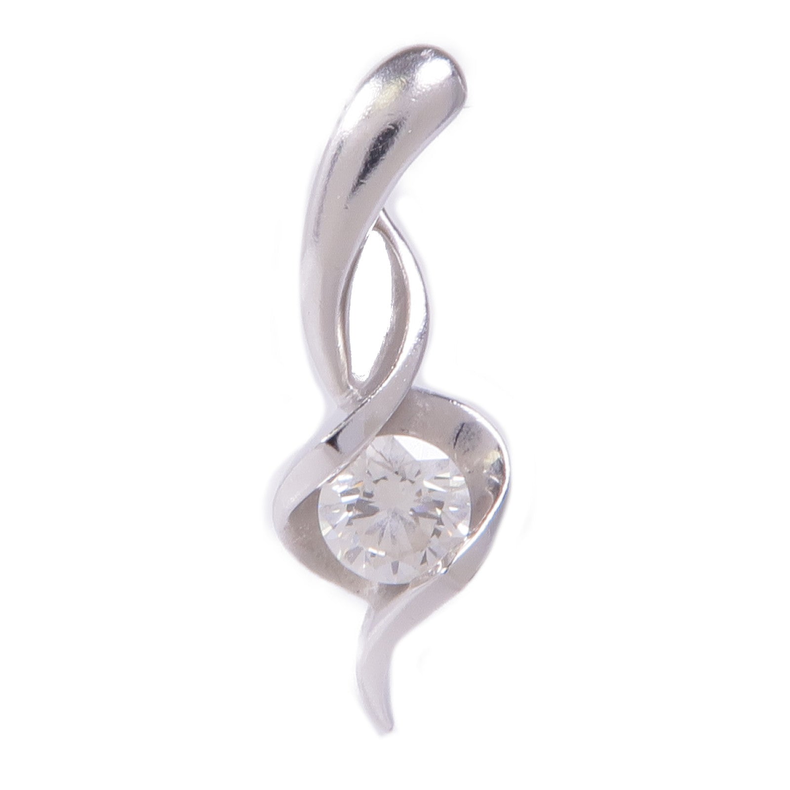 JEWELRY Diamond Pendant Top 18K White Gold