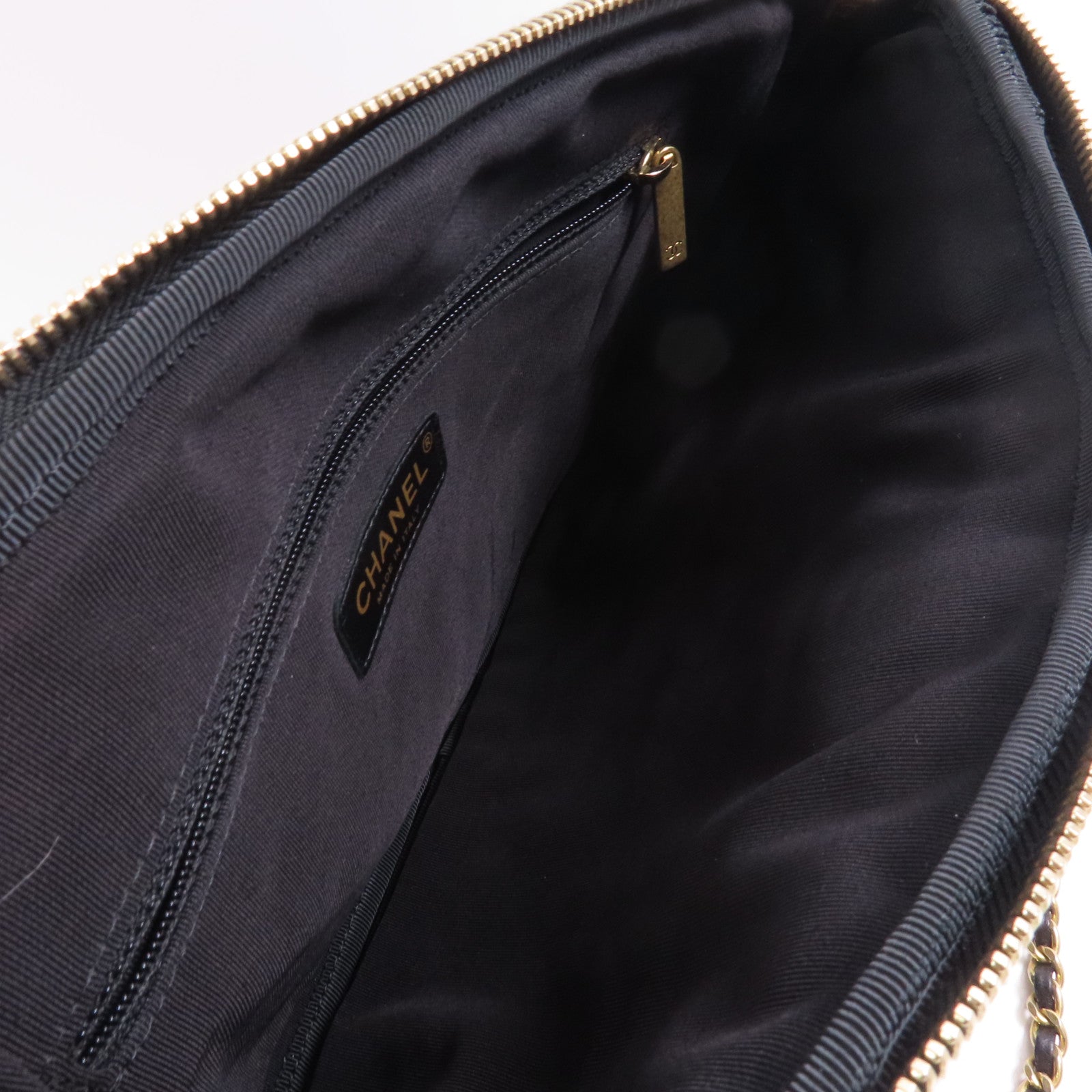 CHANEL 羊皮皮革Chain Shoulder Bag金扣肩背袋