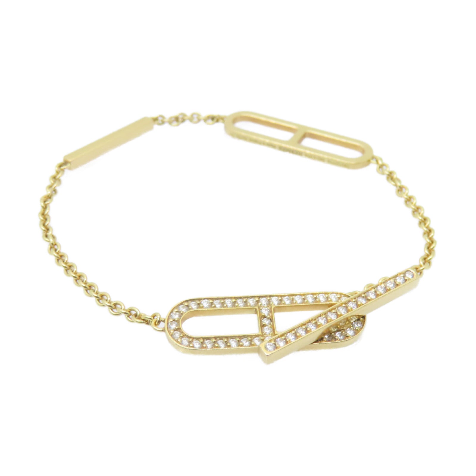 HERMES 【激減優惠】18K玫瑰金Chaine D Ancre Bracelet手鏈