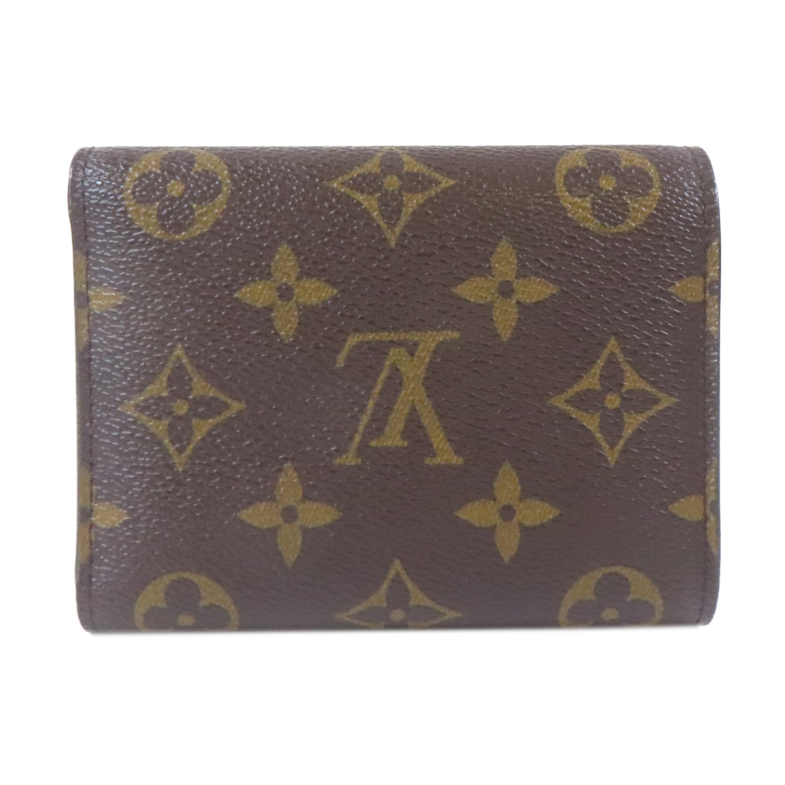 LOUIS VUITTON Monogram Portefeuille Victorine Wallet金扣錢包啡色