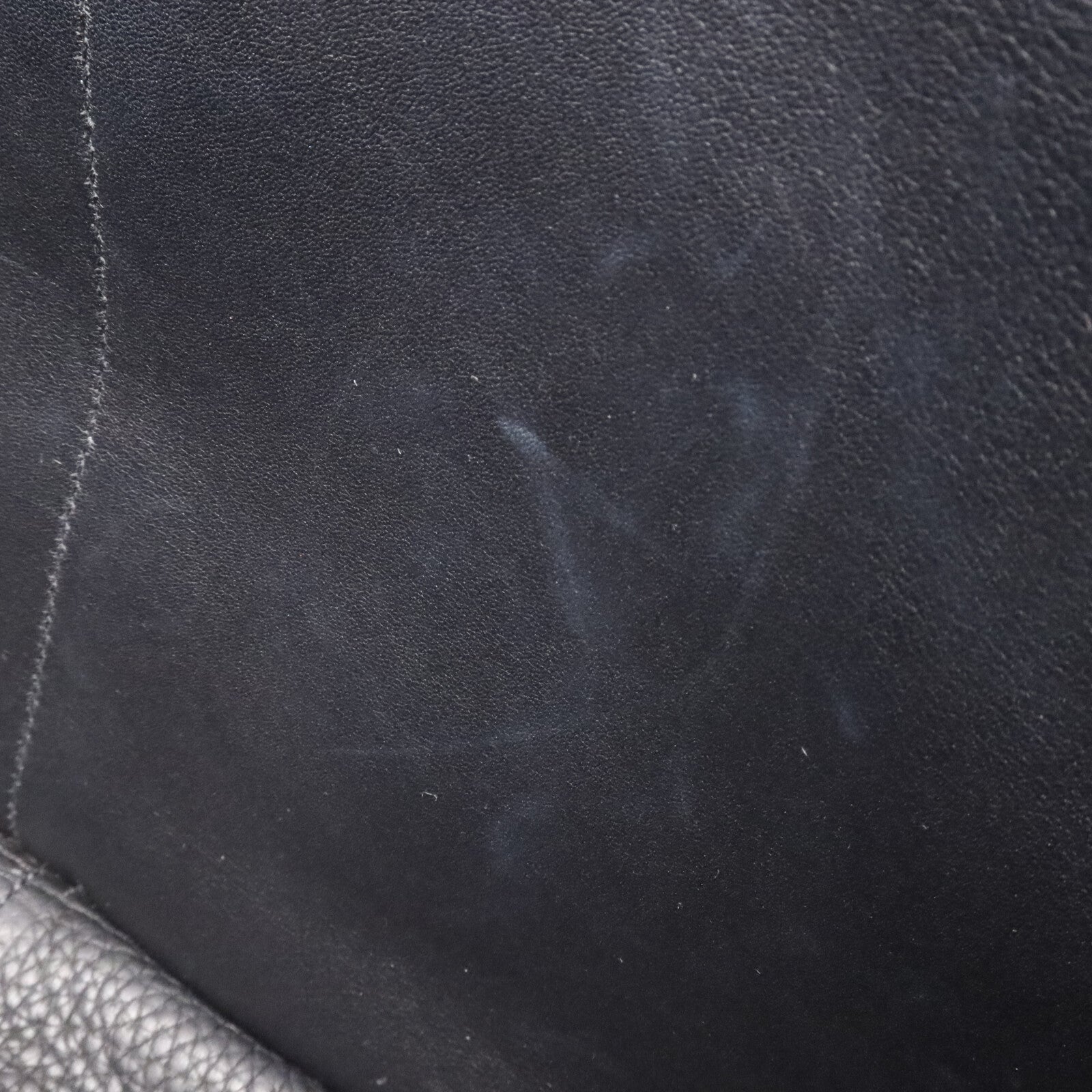 HERMES Clemence皮革Halzan 31手挽肩背兩用袋Noir