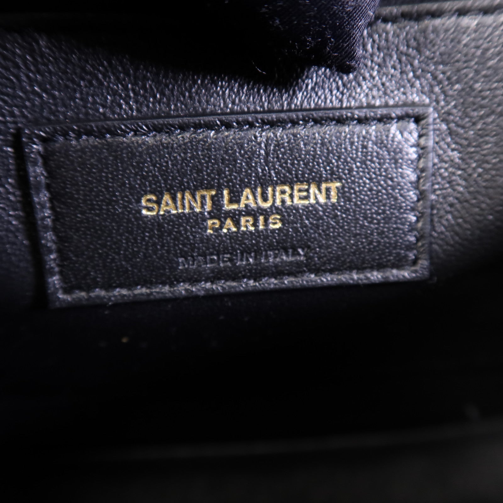 SAINT LAURENT 【激減優惠】牛皮皮革Sholder Bag金扣肩背袋