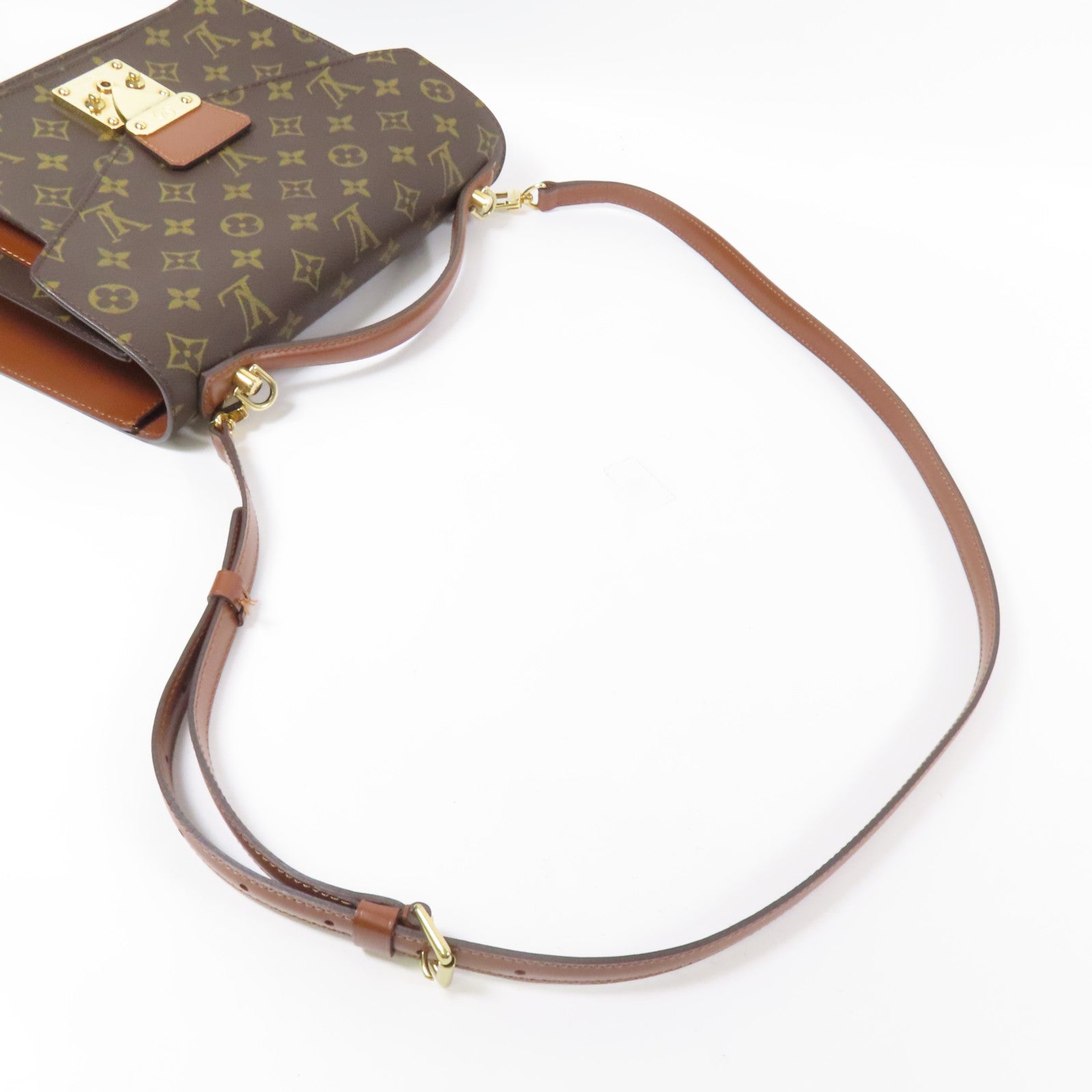 LOUIS VUITTON Monogram Monceau金扣手挽肩背兩用袋