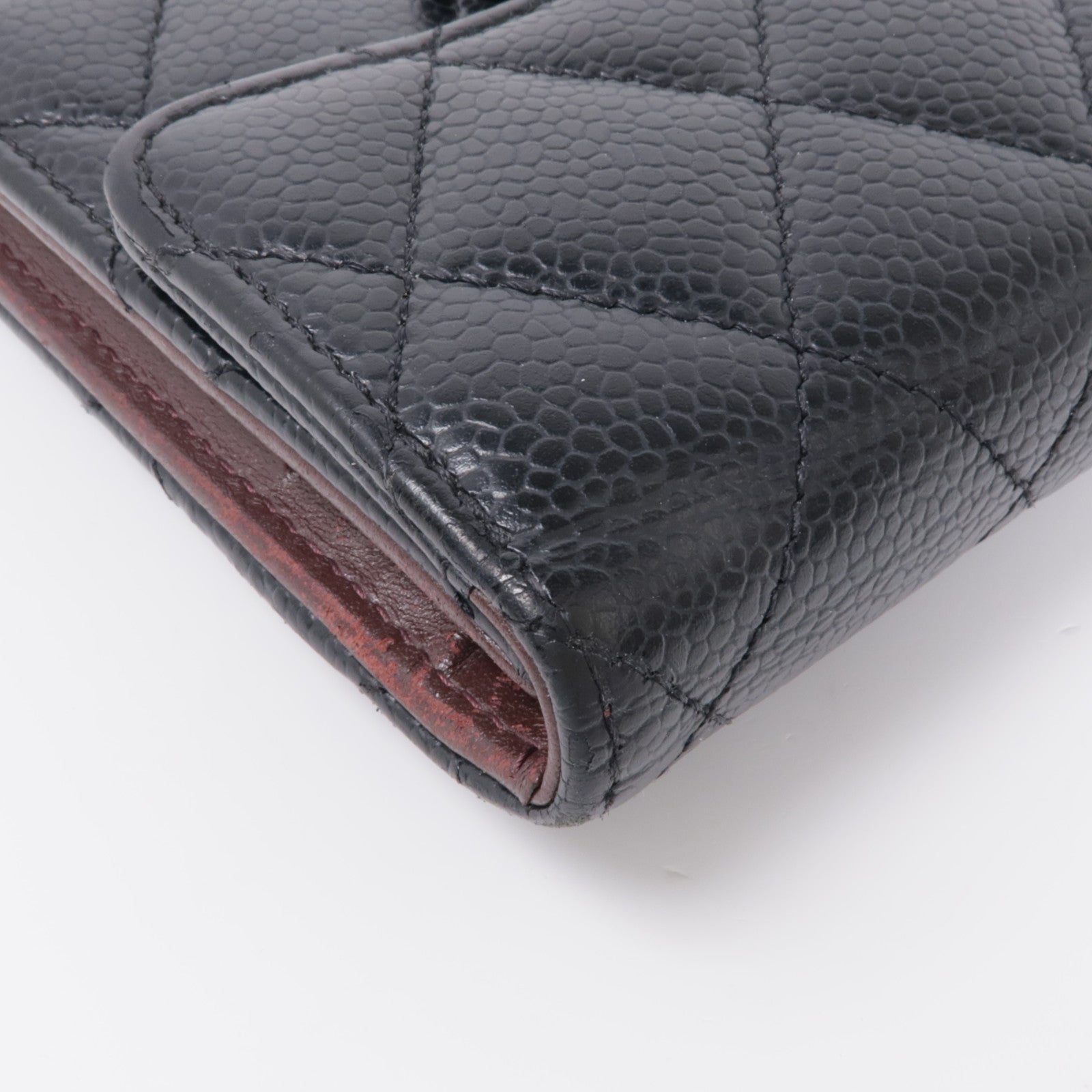 CHANEL 牛皮皮革銀扣Wallet錢包