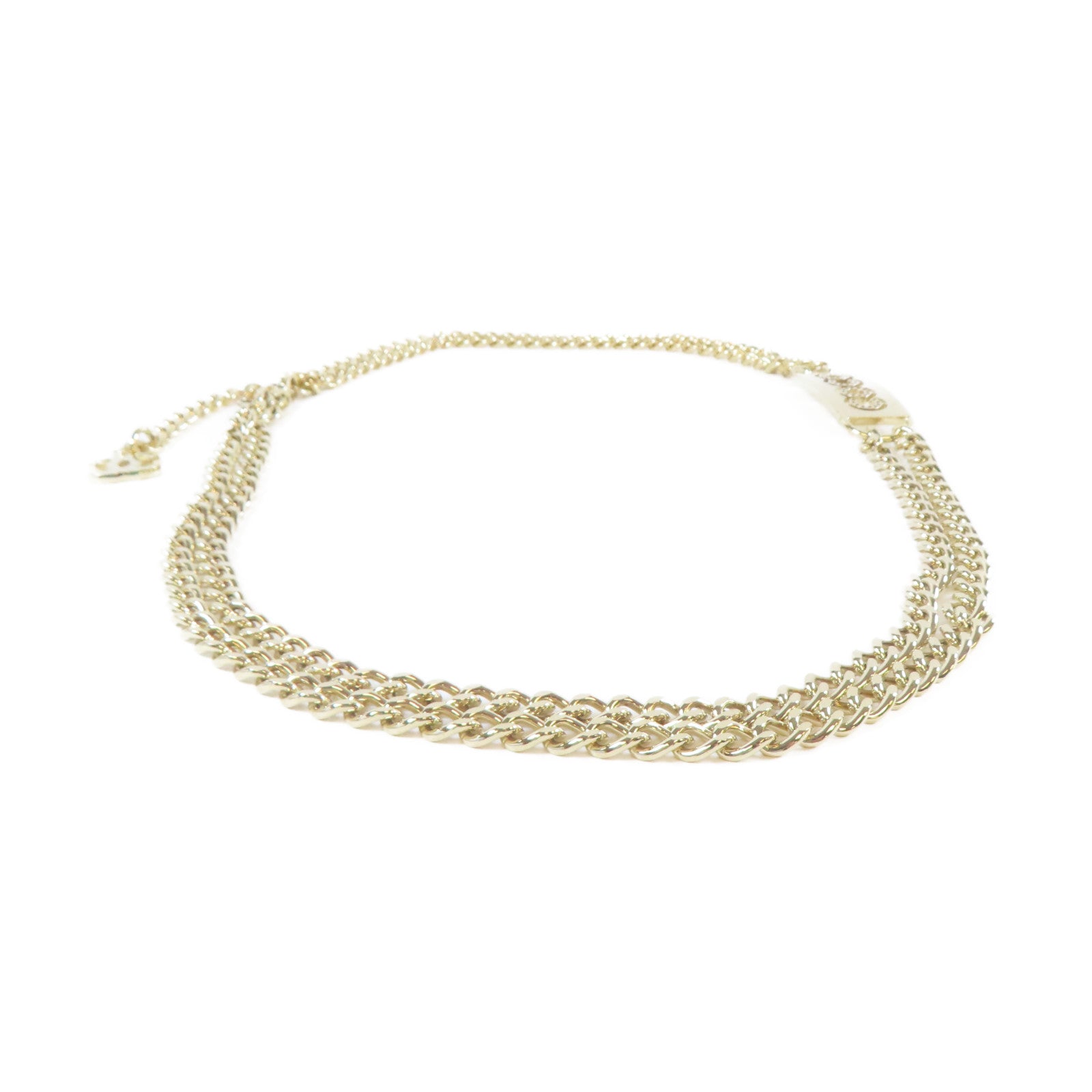 CHANEL 【激減優惠】金屬Chain Belt腰帶金色
