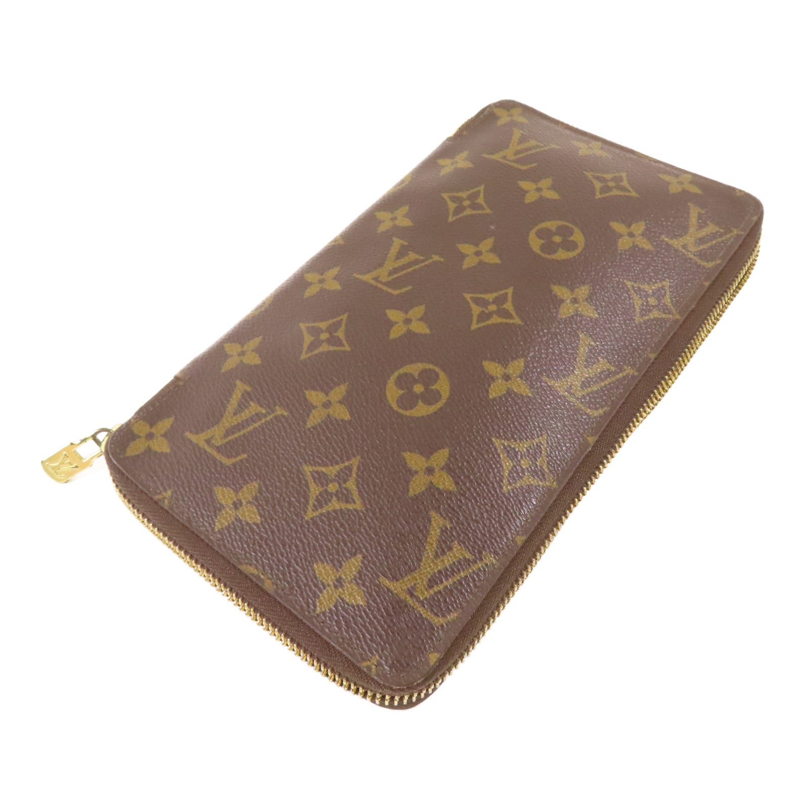 LOUIS VUITTON Monogram Organizer De Voyage金扣長錢包