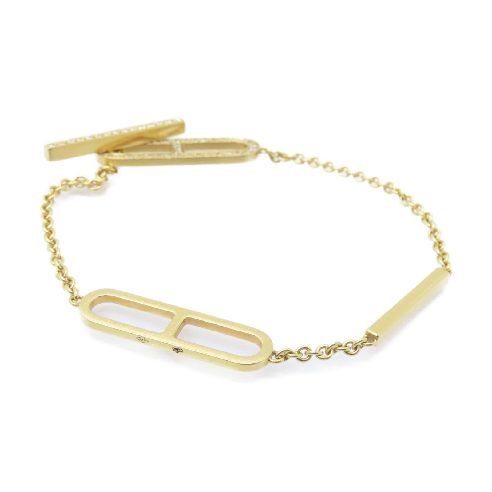 HERMES 【激減優惠】18K玫瑰金Chaine D Ancre Bracelet手鏈