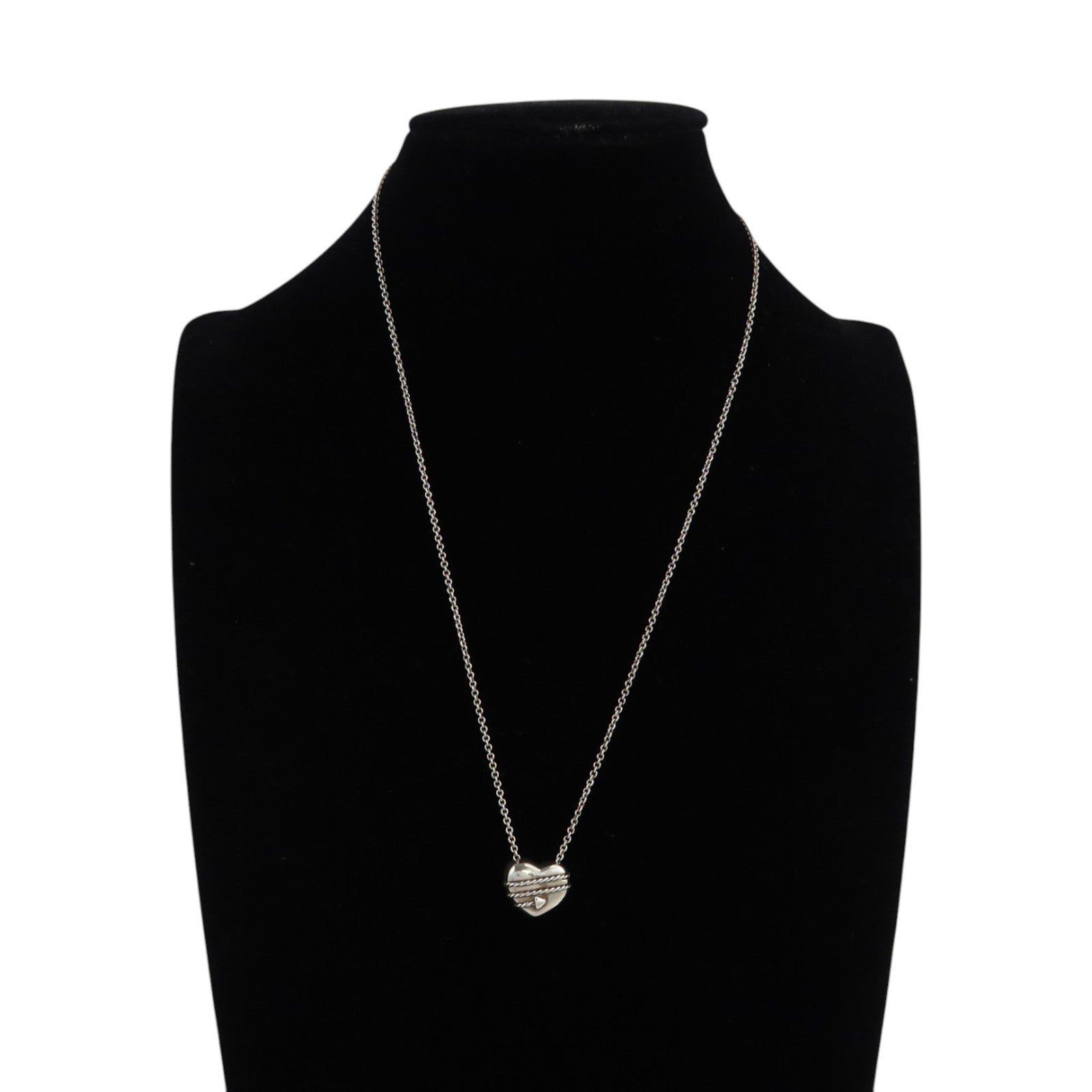 TIFFANY＆CO 925純銀Heart Arrow Necklace項鏈