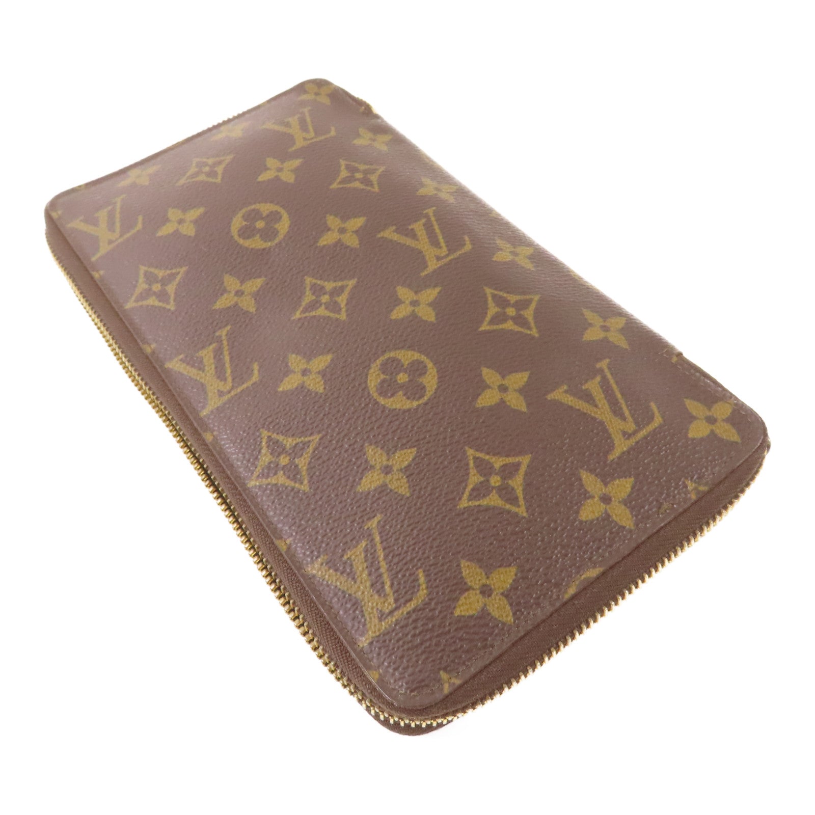 LOUIS VUITTON Monogram Organizer De Voyage金扣長錢包