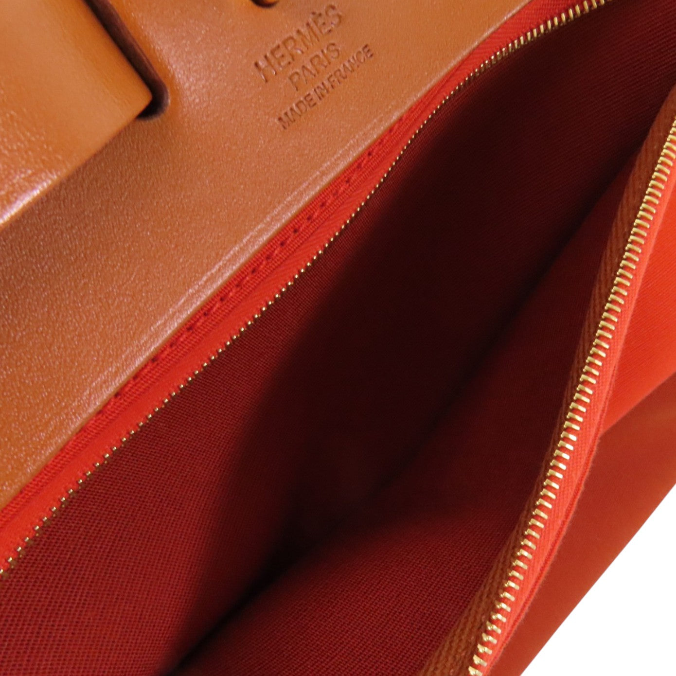 HERMES 帆布Herbag PM金扣手挽肩背兩用袋