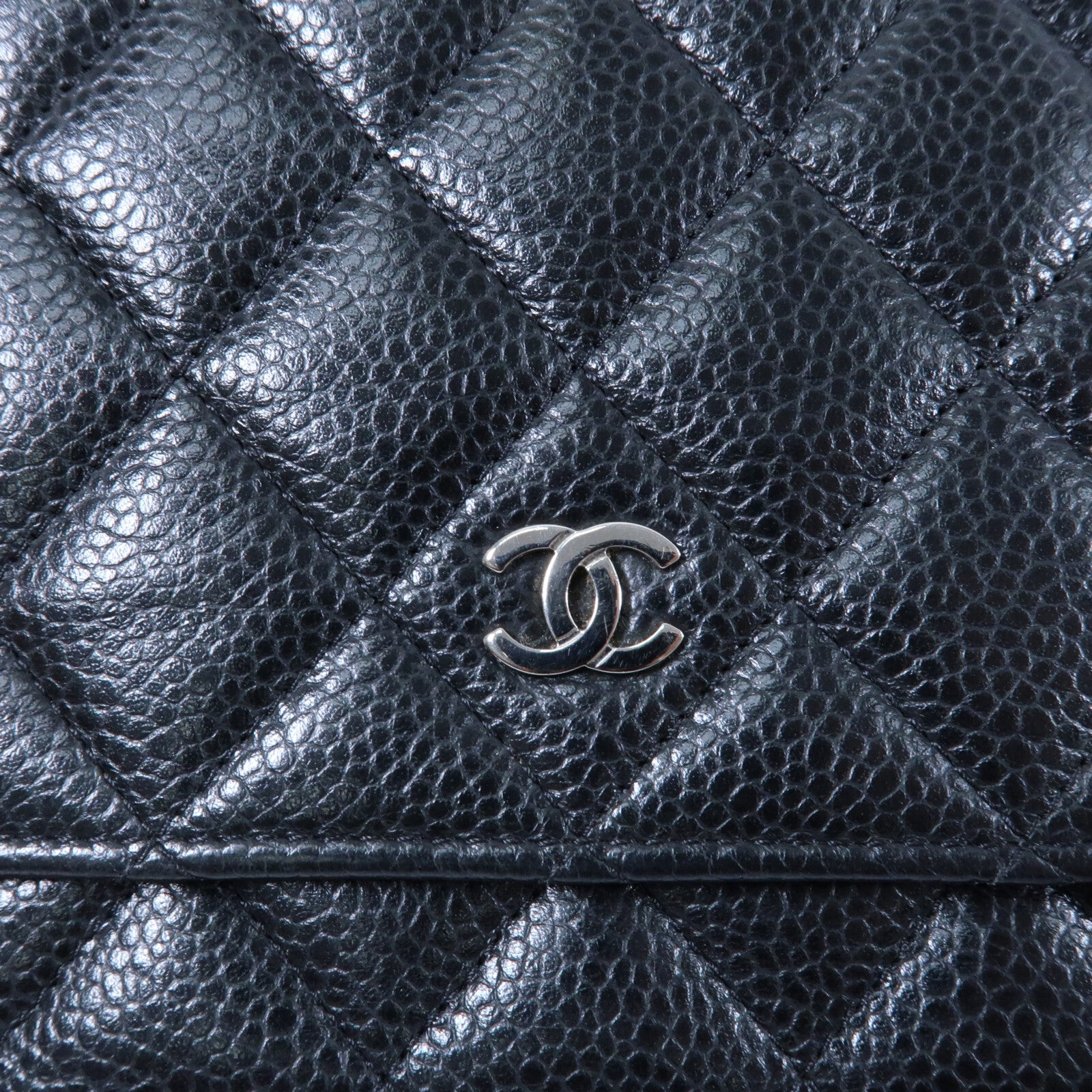 CHANEL 牛皮皮革Wallet On Chain鏈帶肩背袋
