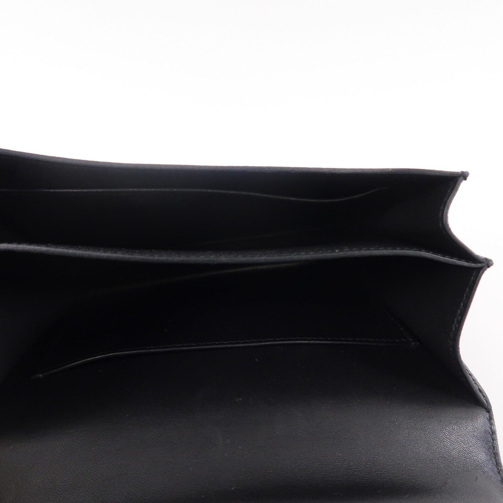 HERMES Epsom皮革Constance Mini肩背袋Noir