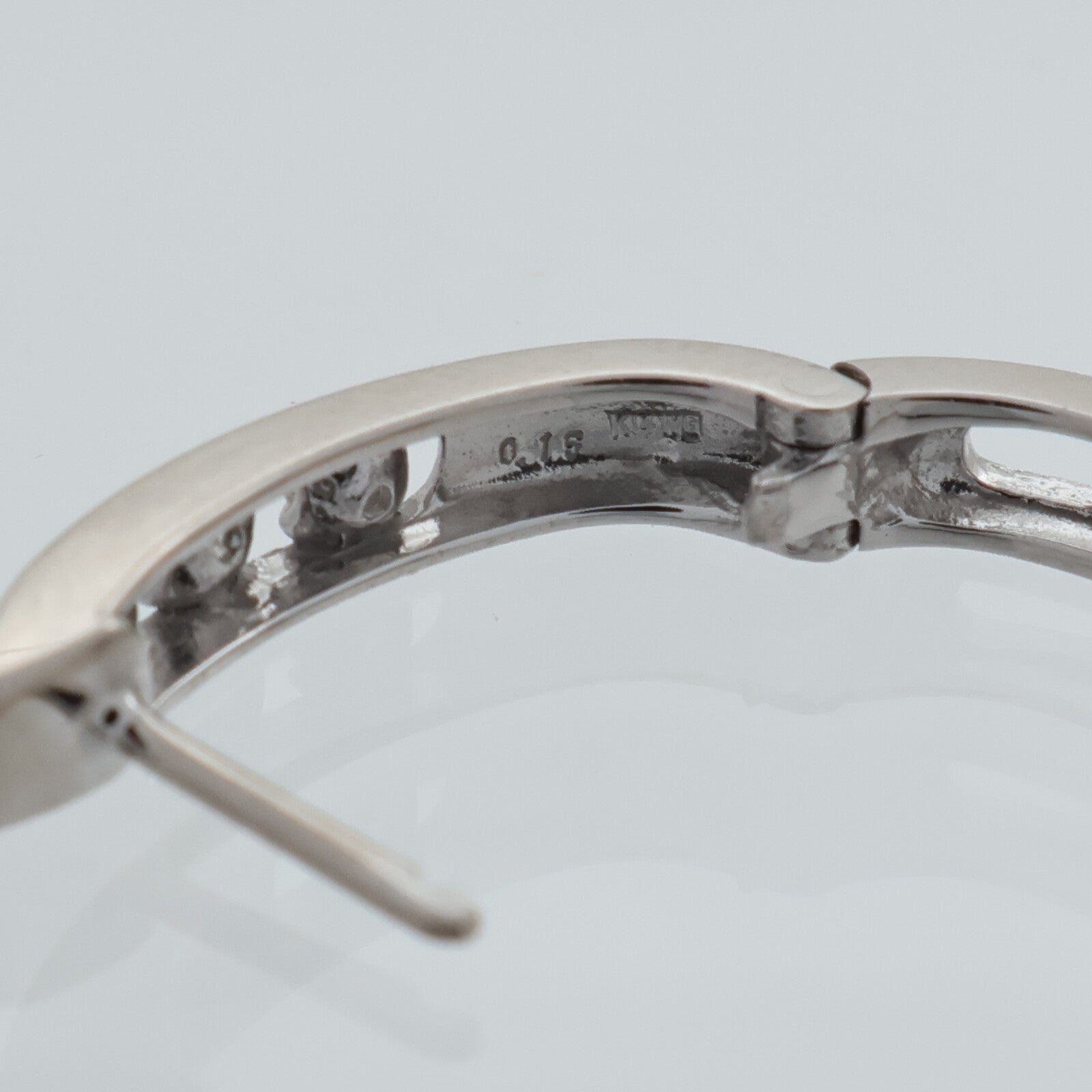 JEWELRY 14K白金Pierce鑽石耳環