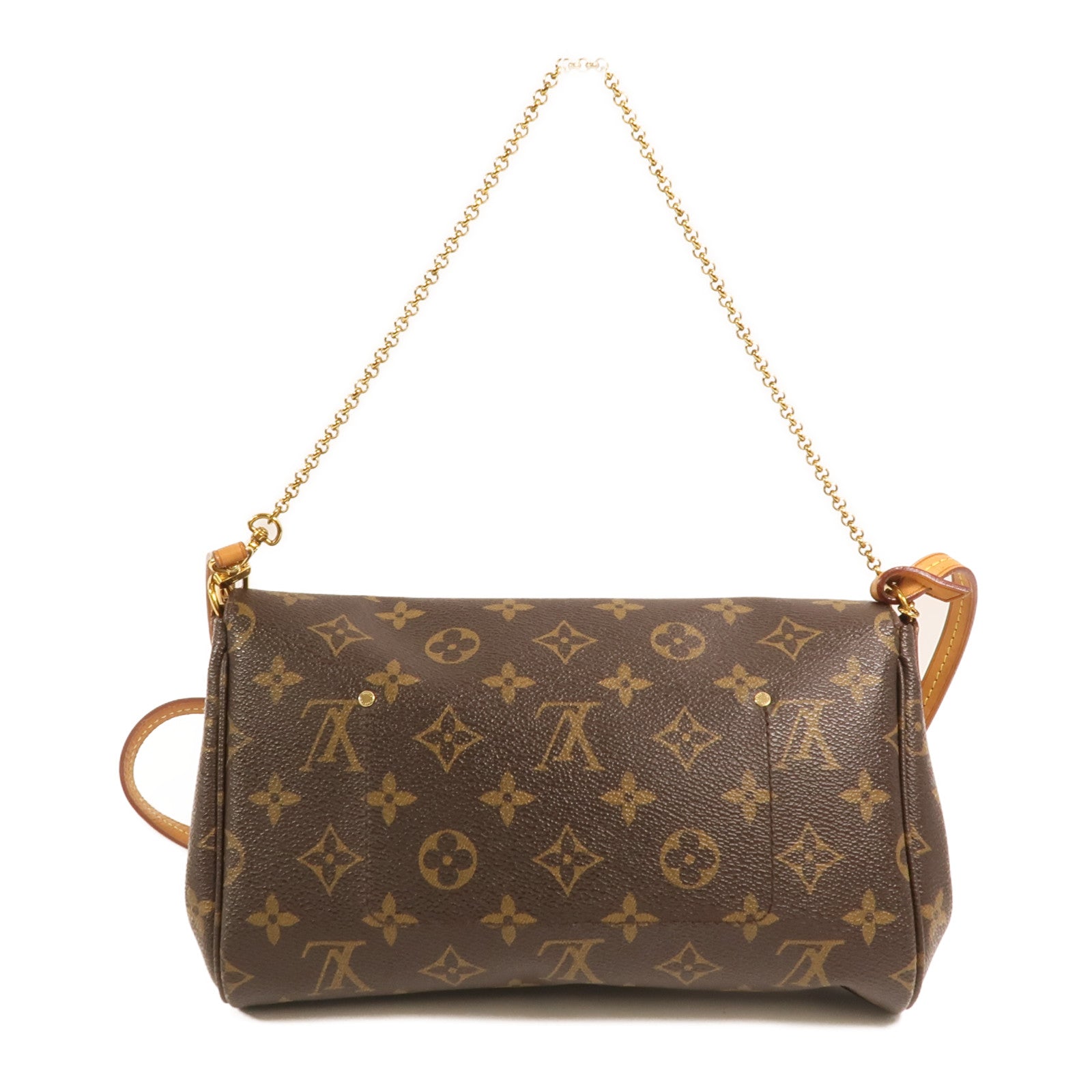 LOUIS VUITTON Monogram Favorite MM金扣手挽肩背兩用袋