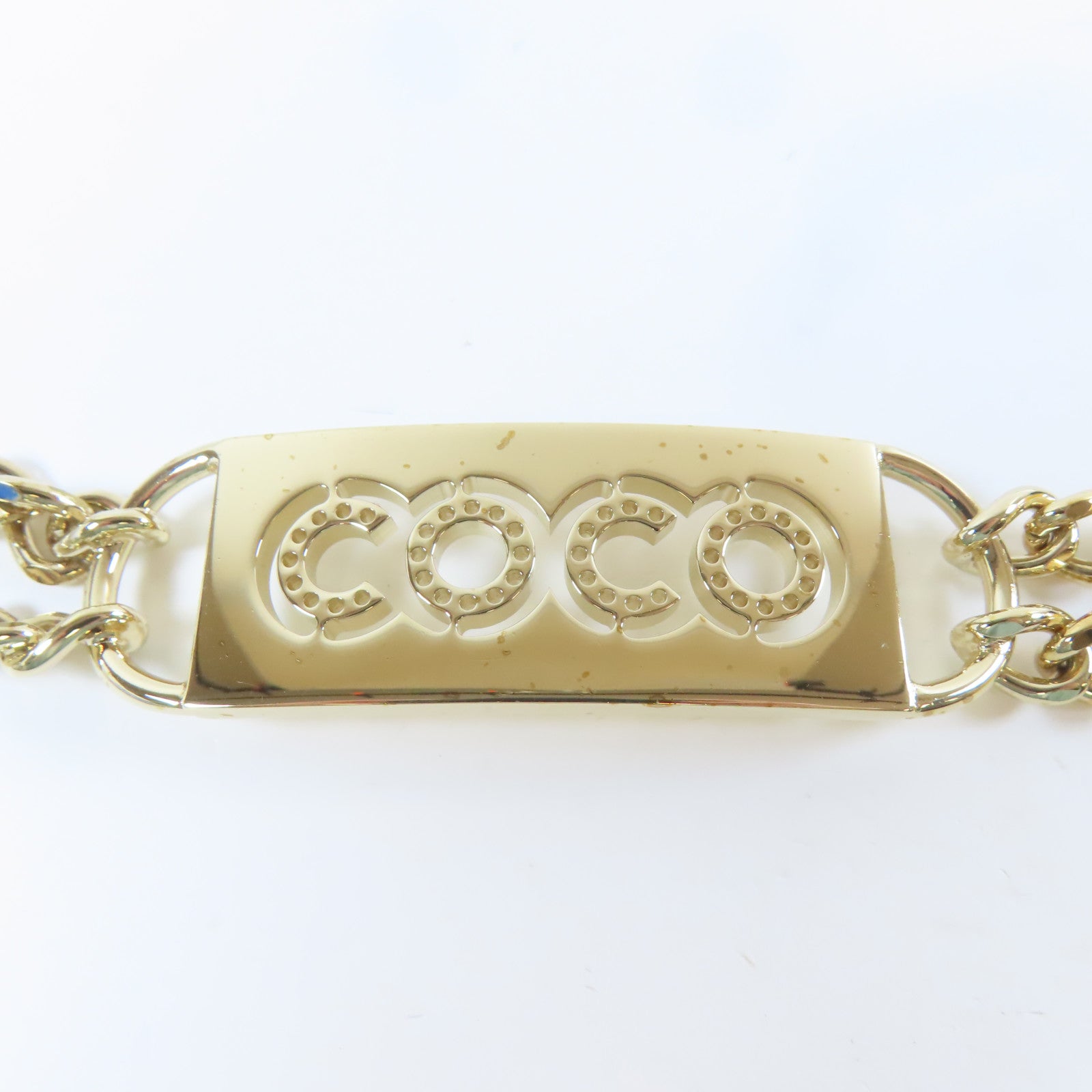 CHANEL 【激減優惠】金屬Chain Belt腰帶金色