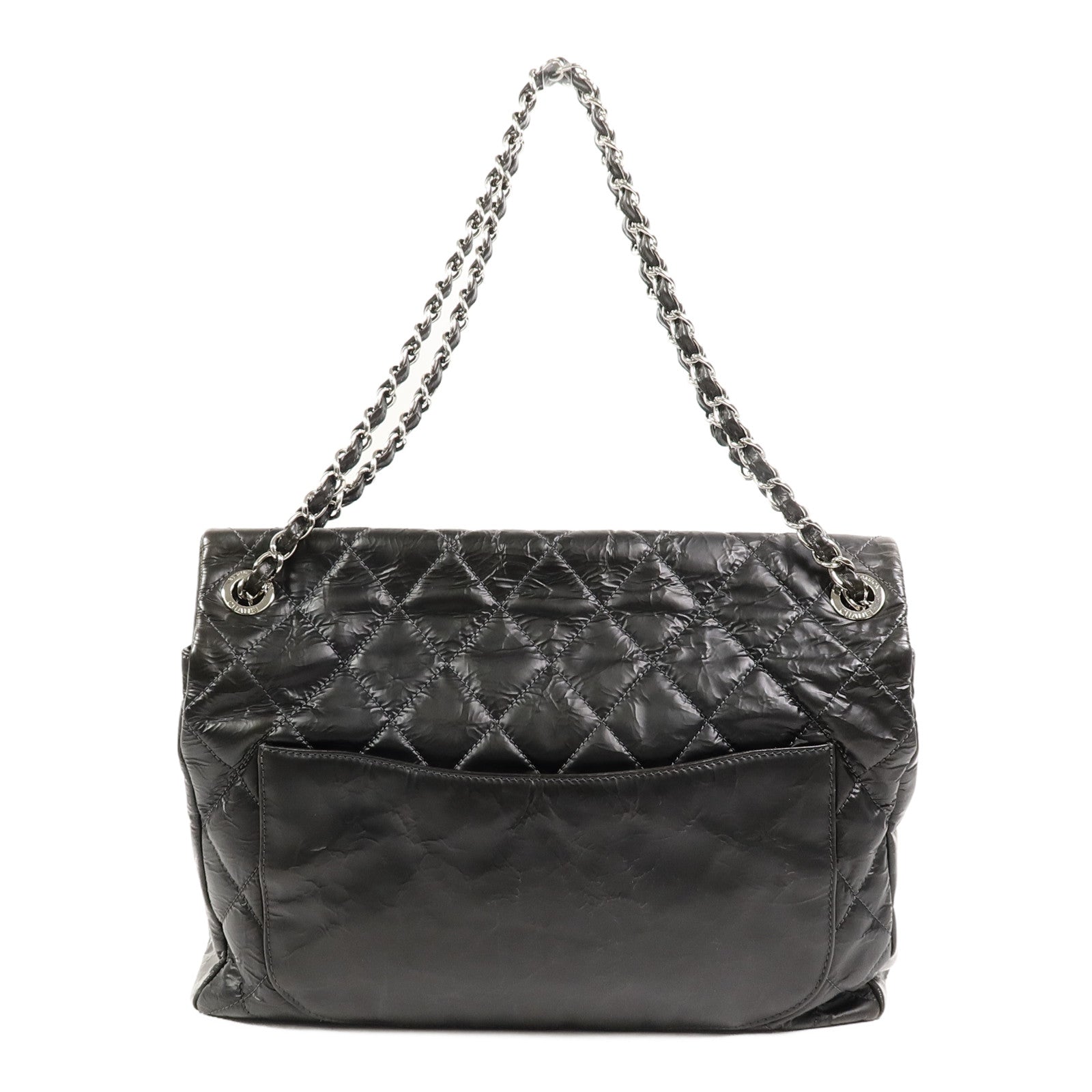 CHANEL 牛皮皮革Shoulder Bag鏈帶肩背袋