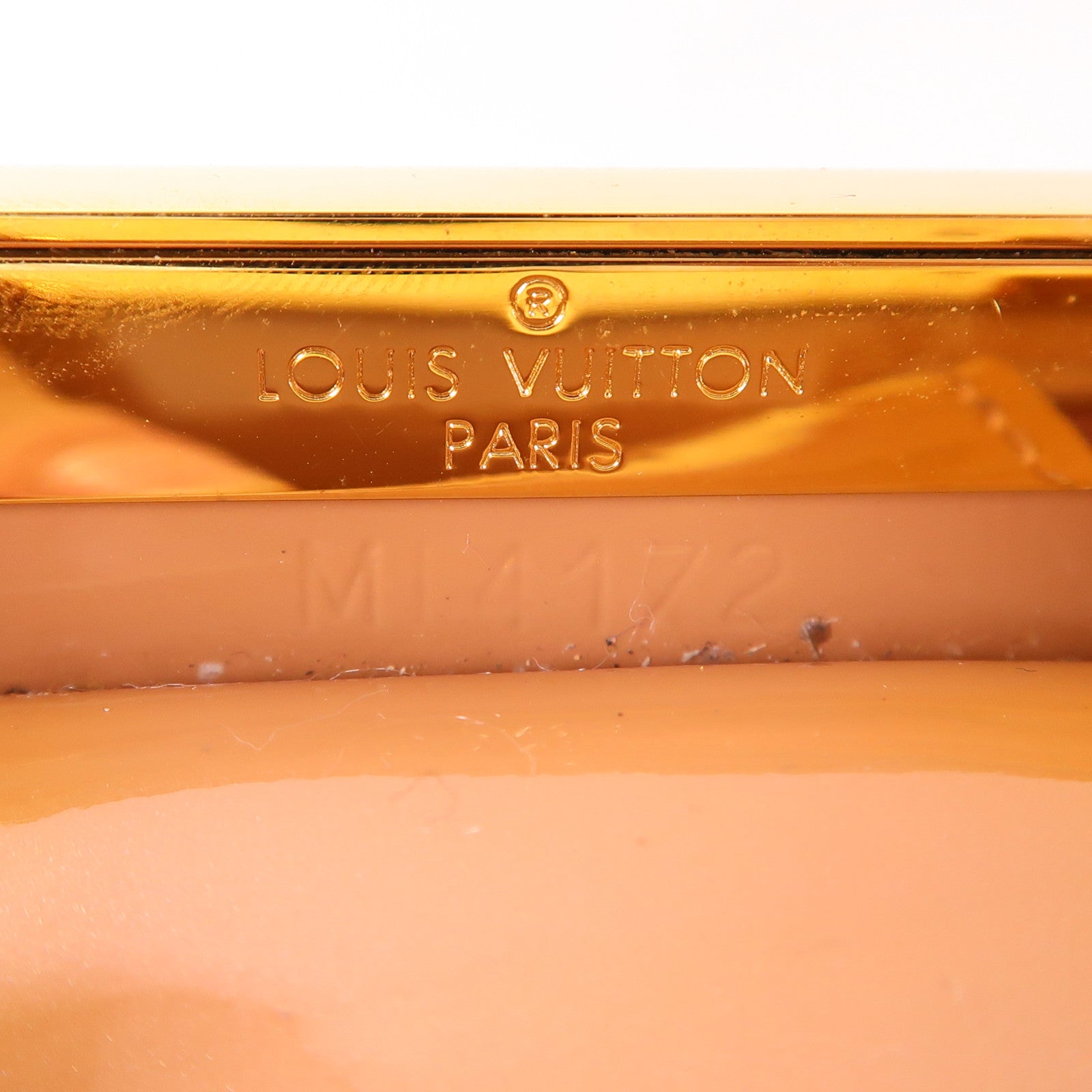 LOUIS VUITTON 漆皮皮革Deesse PM金扣手挽袋