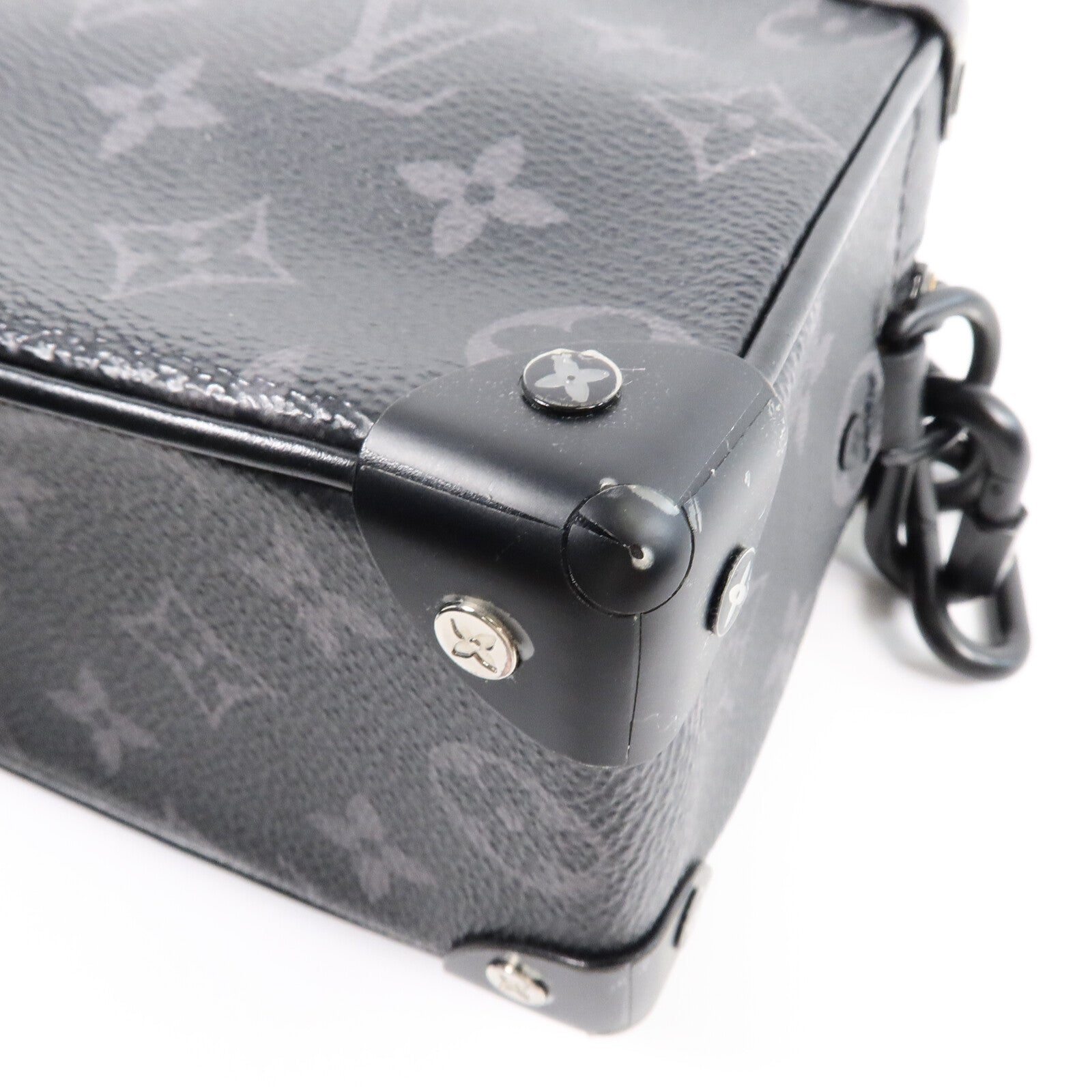 LOUIS VUITTON Monogram Eclipse Mini Soft Trunk肩背袋