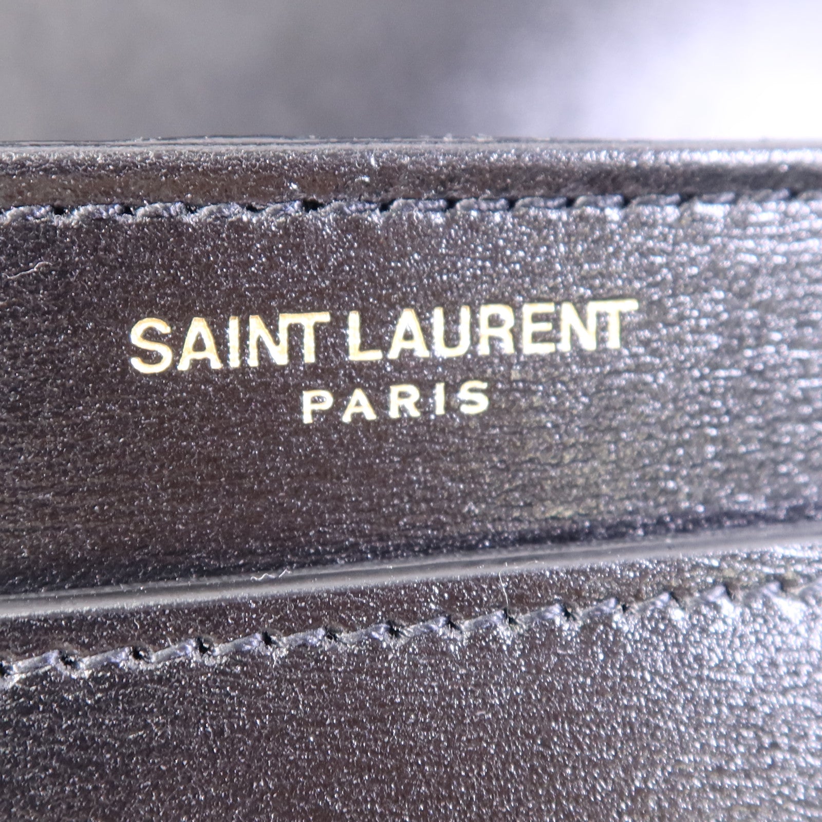 SAINT LAURENT 牛皮皮革Sholder Bag金扣肩背袋