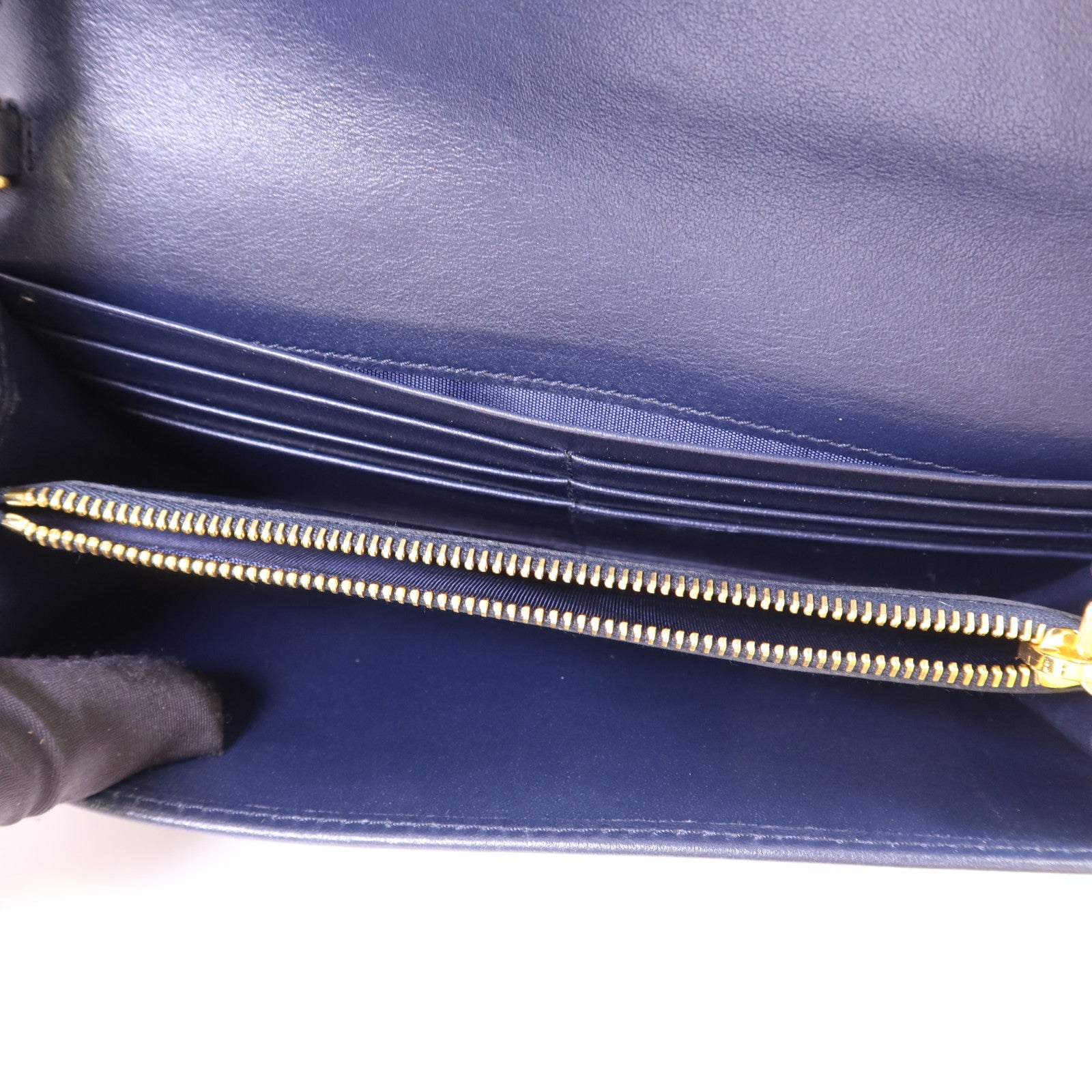 PRADA 天鵝絨Cahier Long Wallet金扣長錢包1MN019