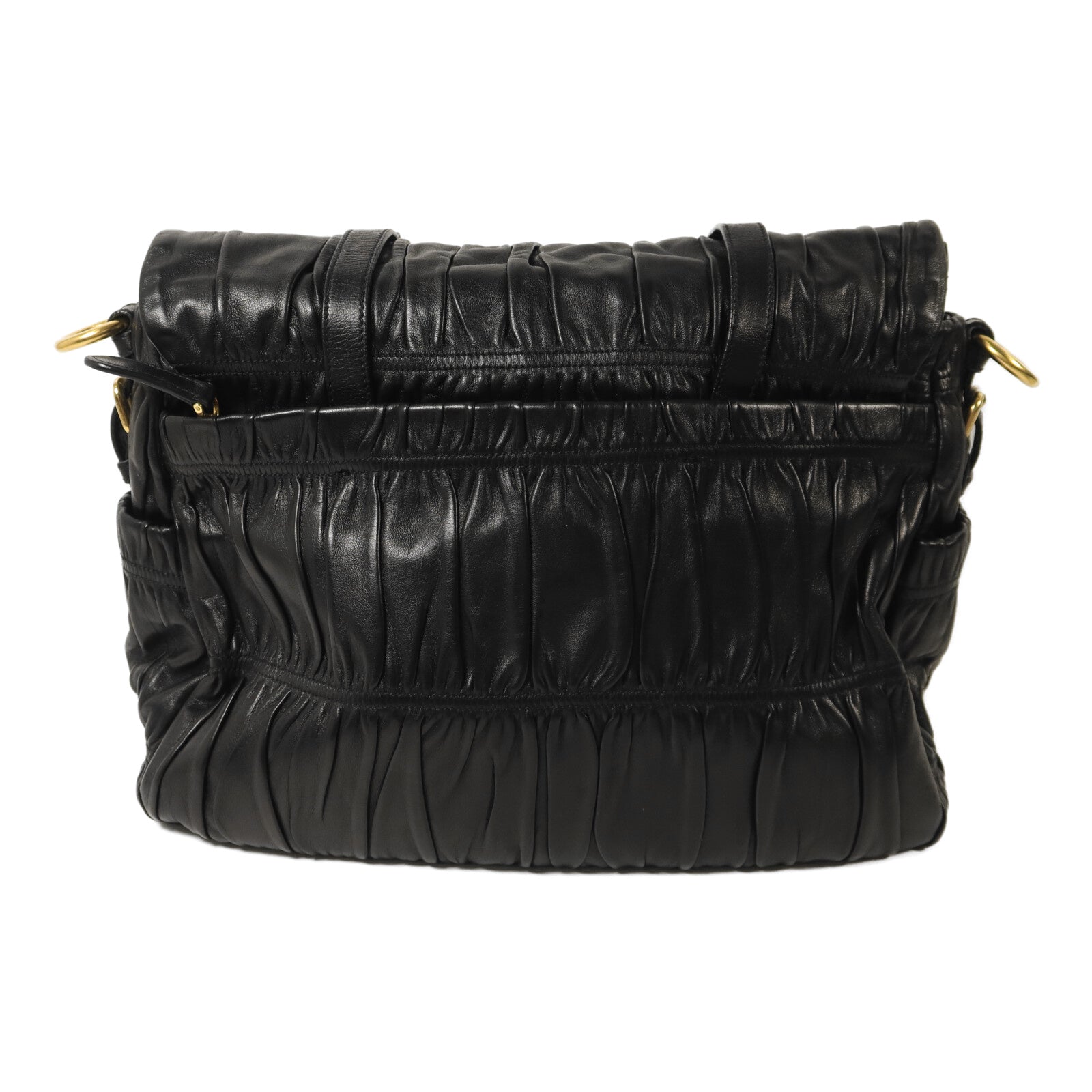 PRADA 牛皮皮革Gaufre Messenger Bag肩背袋