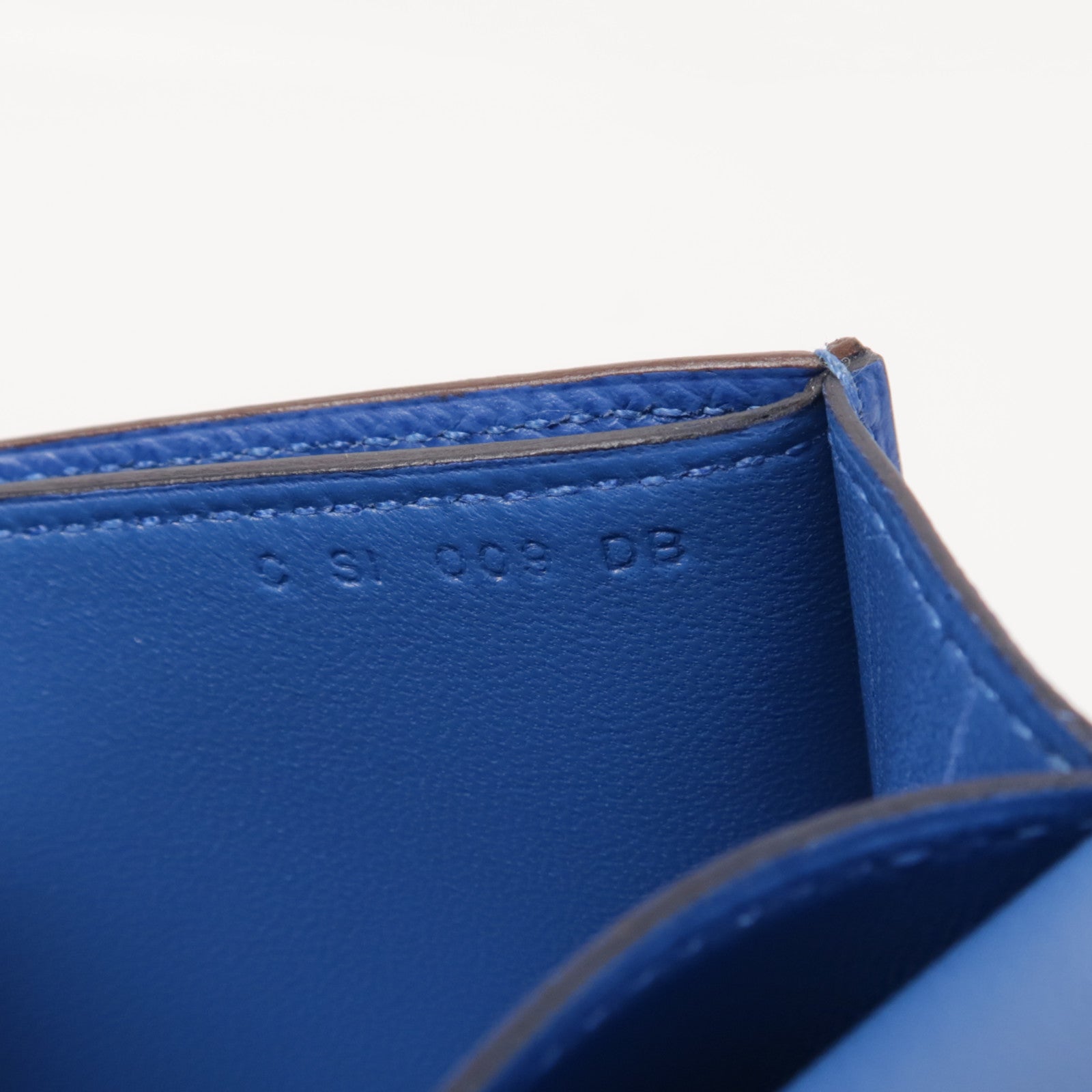 HERMES 【激減優惠】Epsom皮革Passant Long Wallet銀扣長錢包